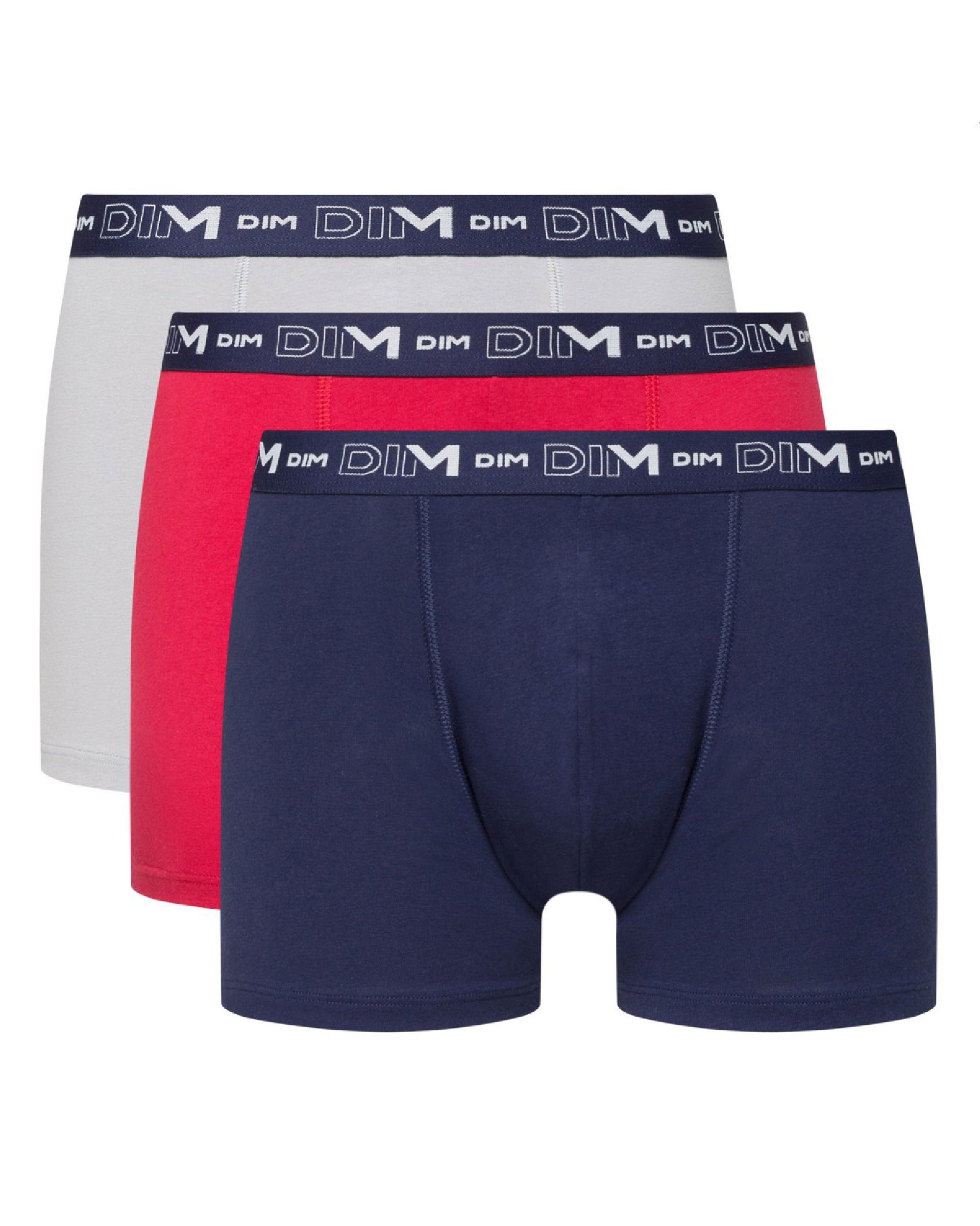 Pack de Três Boxers de Algodão Elástico Multicolor-3