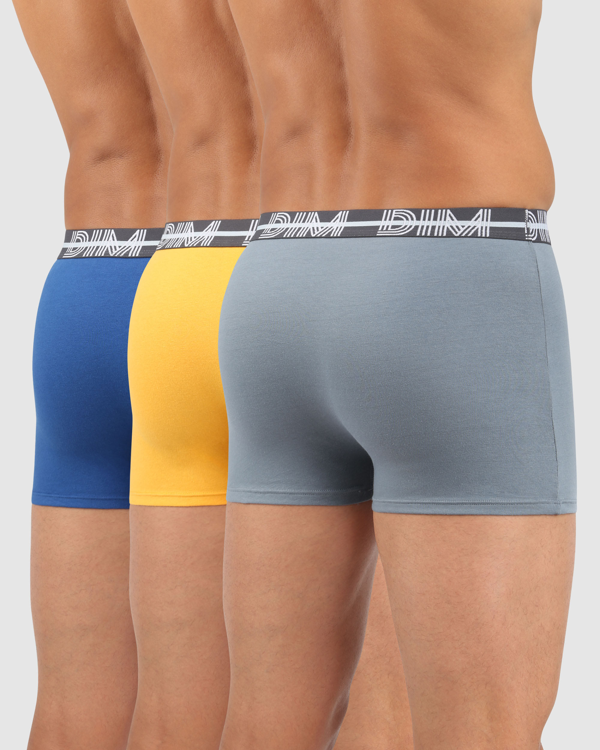 Pack de Três Boxers de Malha em Vários Tons Multicolor-2