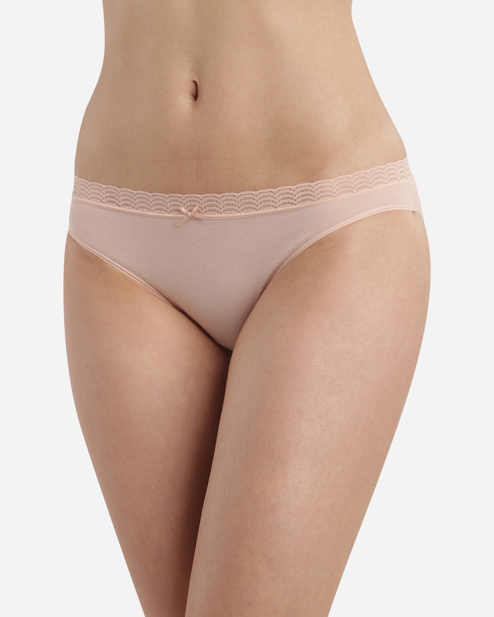 Pack de 2 Cuecas de Algodão Elástico Rosa-1