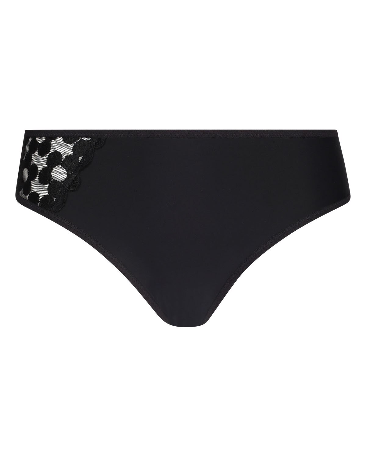 Cueca Clássica Generous com Bordado Preto-3
