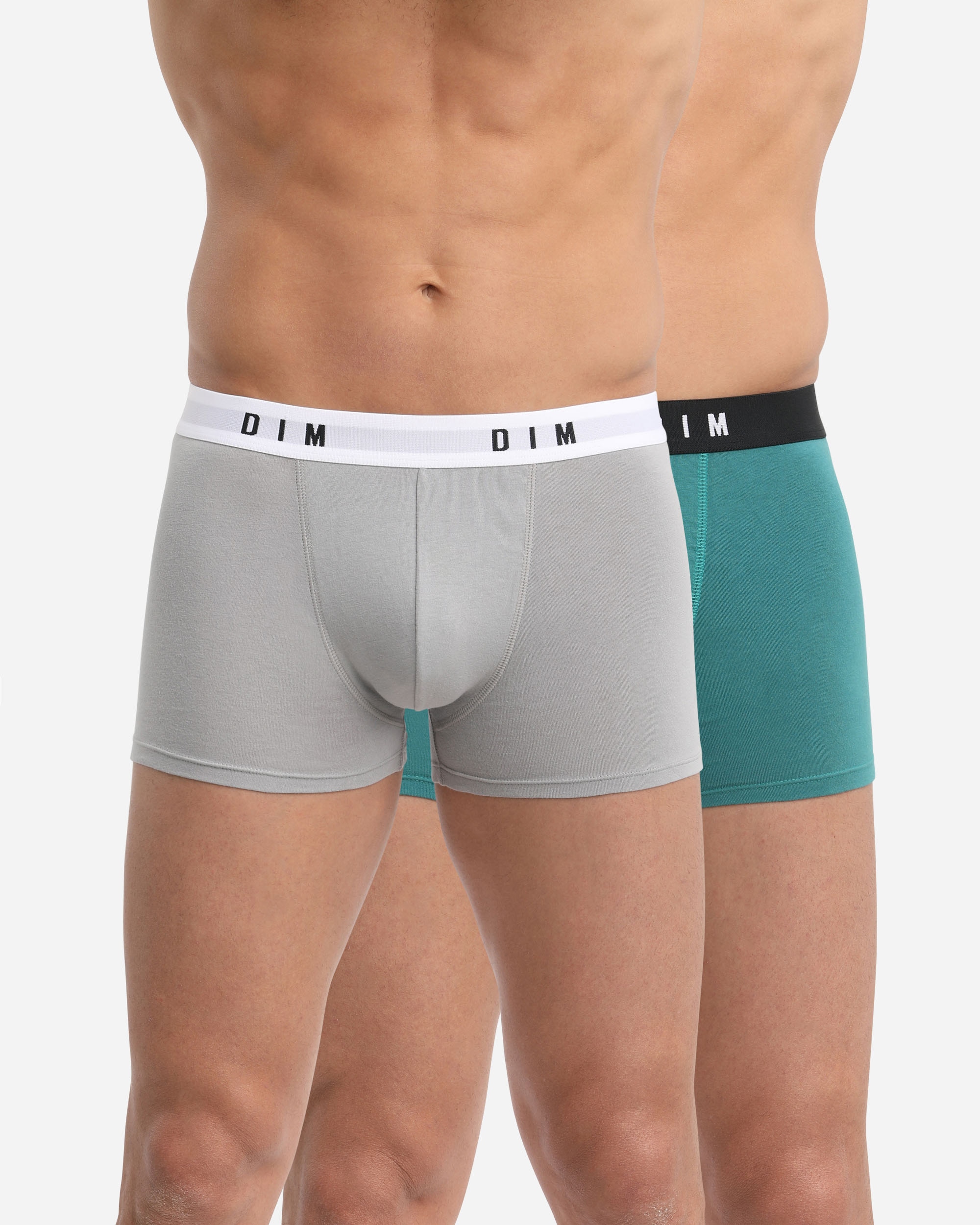 Pack de Dois Boxers de Malha em Várias Cores Multicolor-1