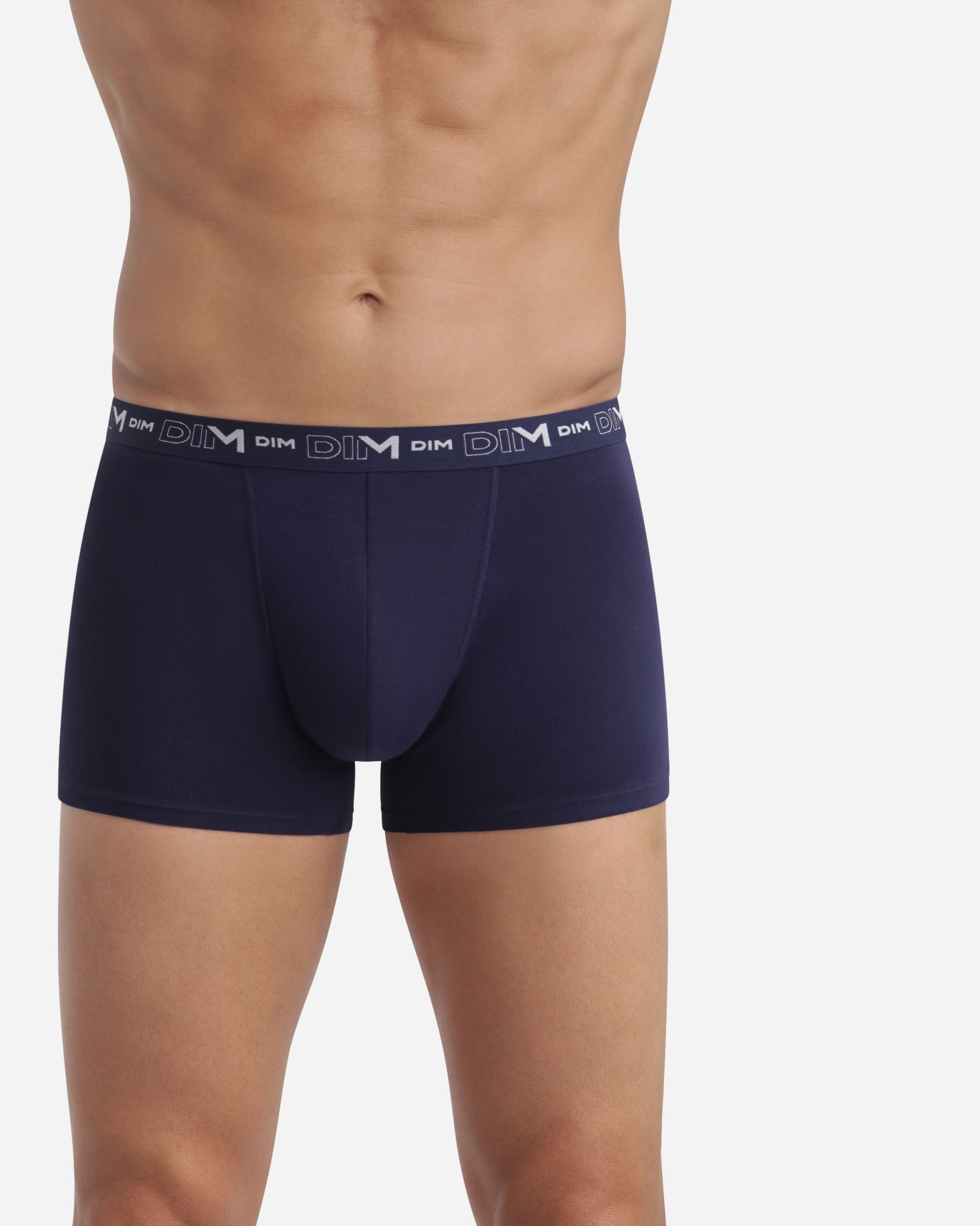 Pack de Quatro Boxers de Algodão Elástico em Preto com Cintura com Logotipo Multicolor-4