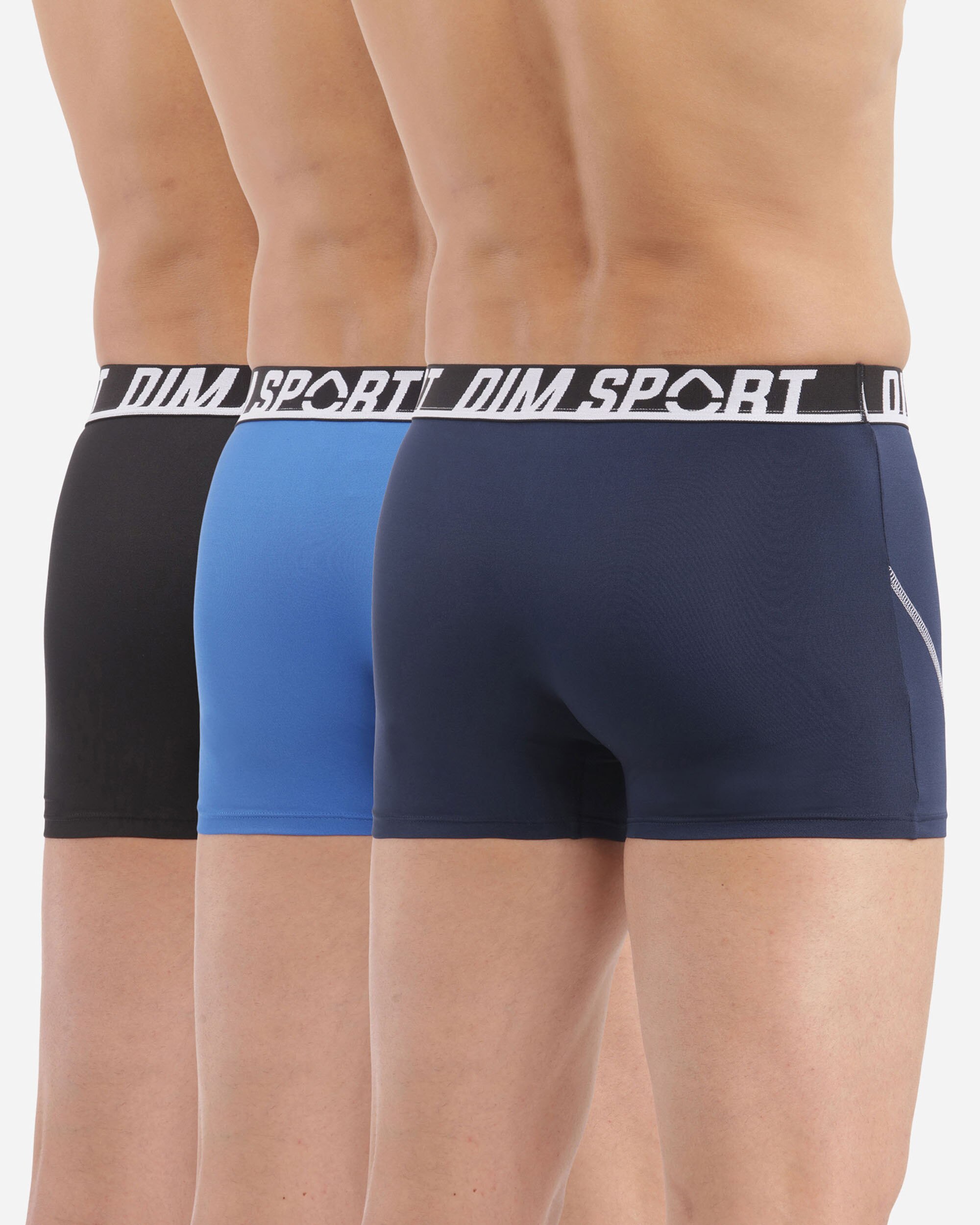 Pack de Três Boxers de Malha Desportivos em Vários Tons Multicolor-3