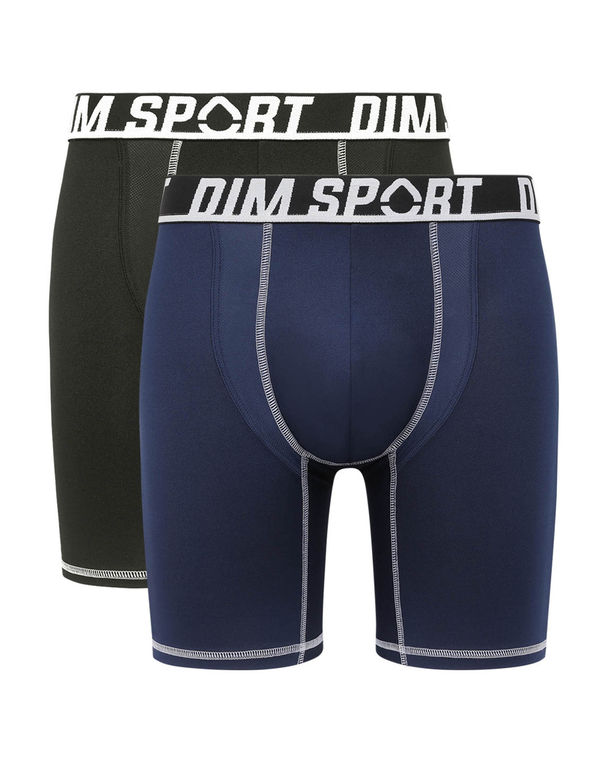 Pack de Dois Boxers de Malha Compridos em Vários Colors Multicolor-1