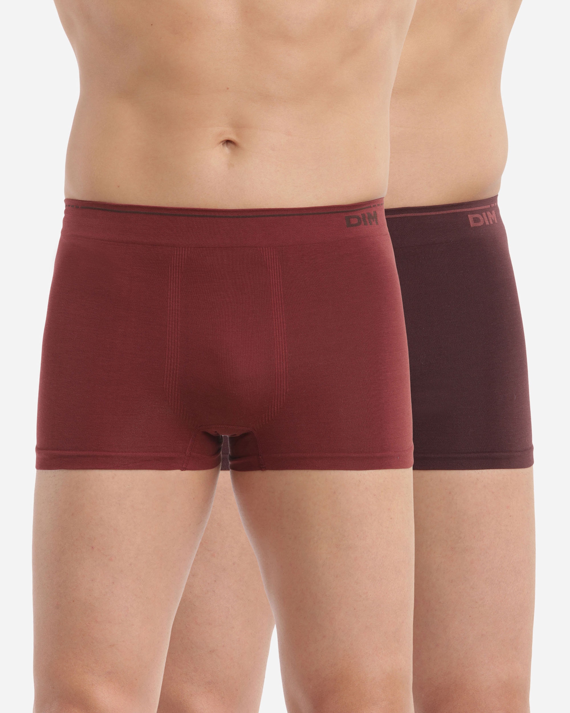 Pack de Dois Boxers de Malha sem Costuras em Azul Azul-3