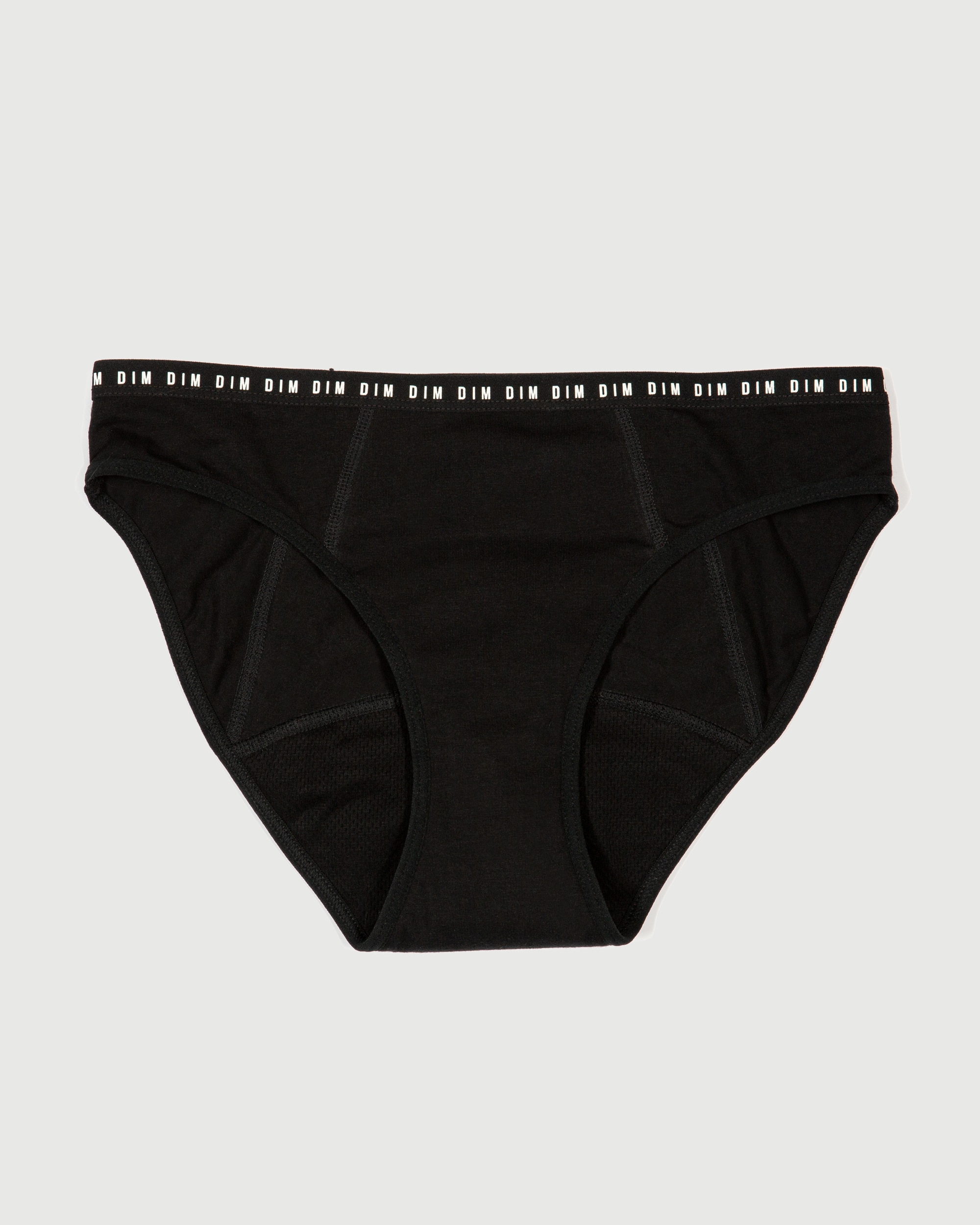 Cueca Menstrual Lavável Fluxo Abundante de Algodão Protect Preto-3