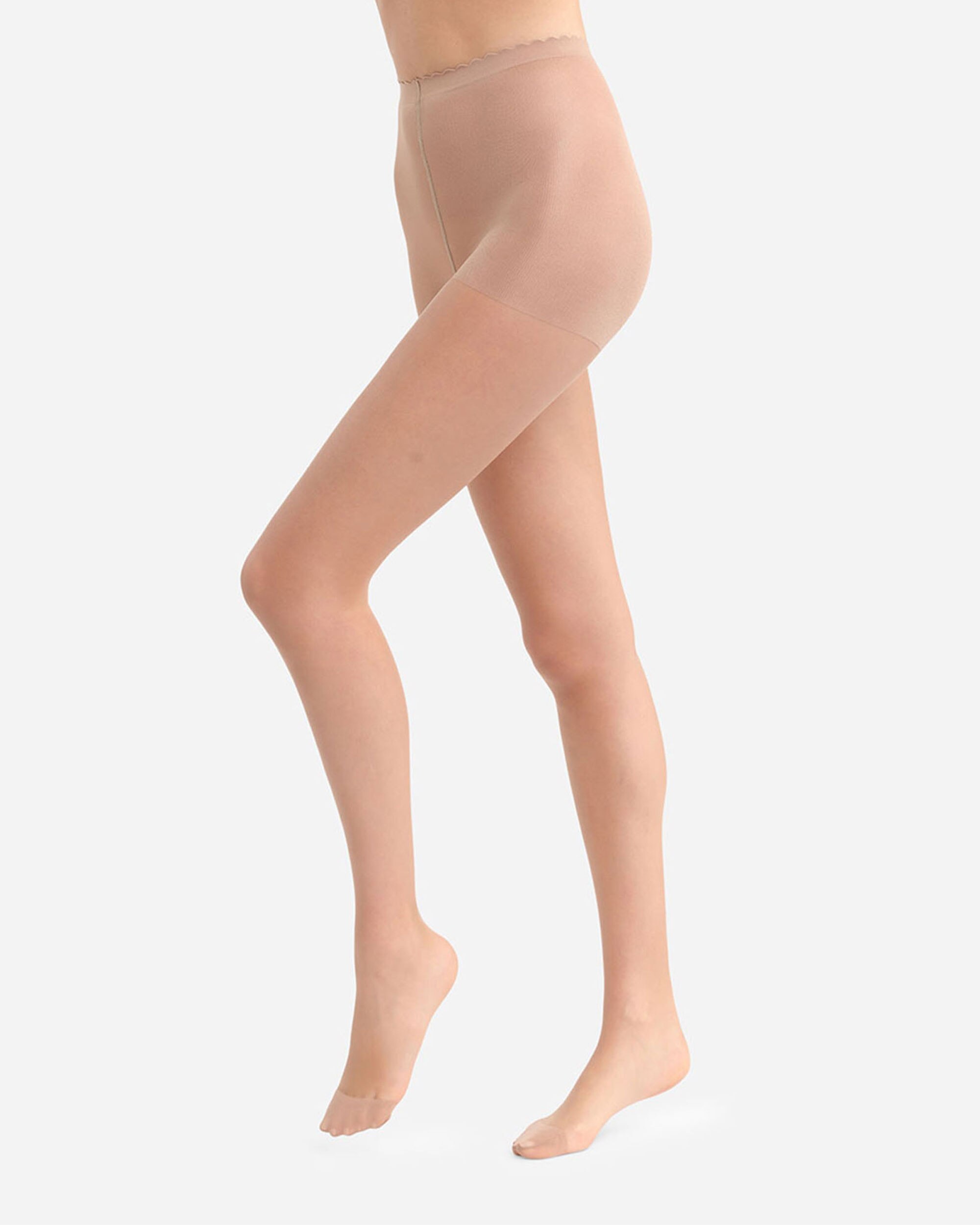 Imagem 0 de Collants Transparentes com Biqueira Reforçada com Stop Malla