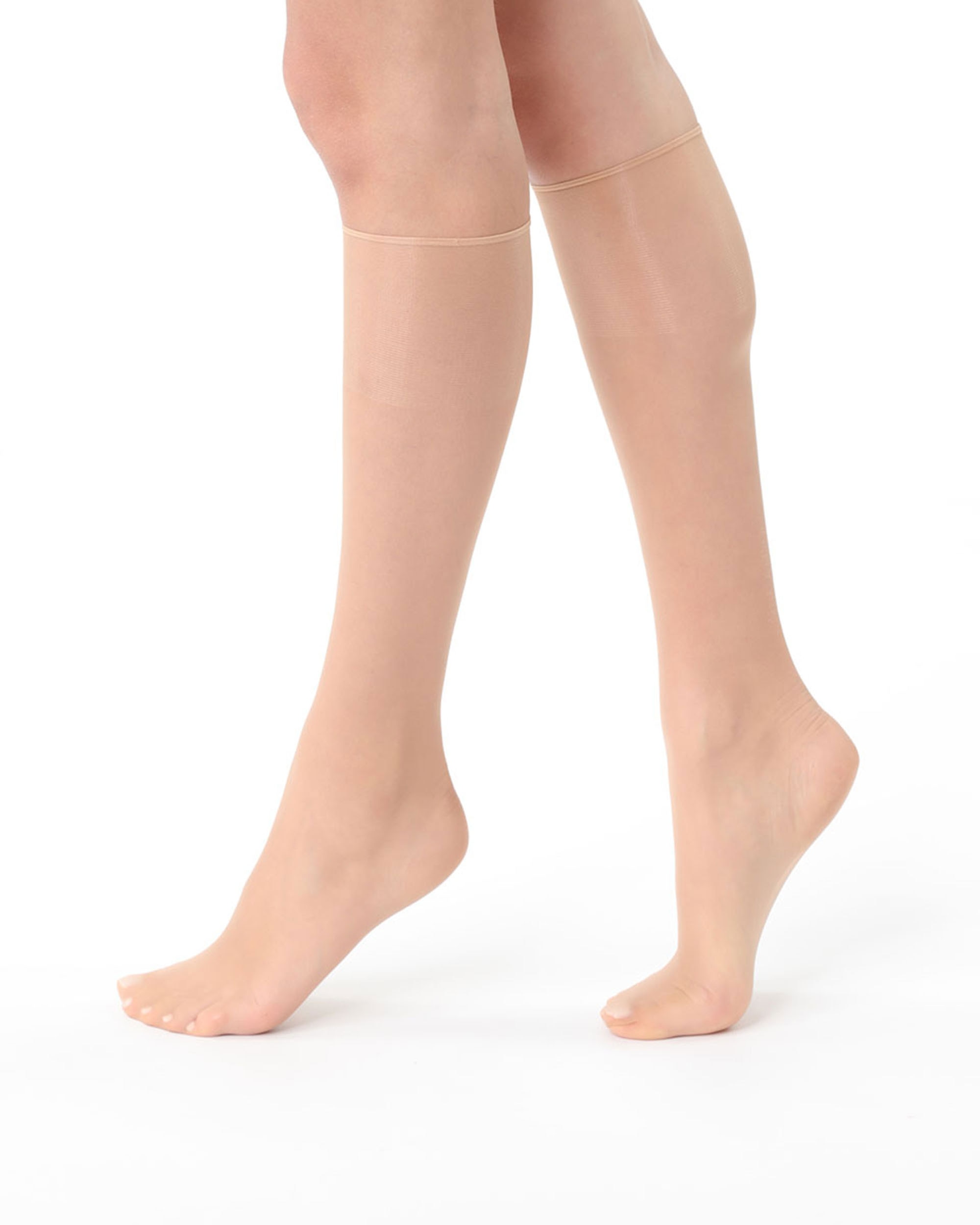 Imagem 0 de Minimeias de 20 Den Transparentes com Biqueira Reforçada com Stop Malla em Efeito Natural Makeup