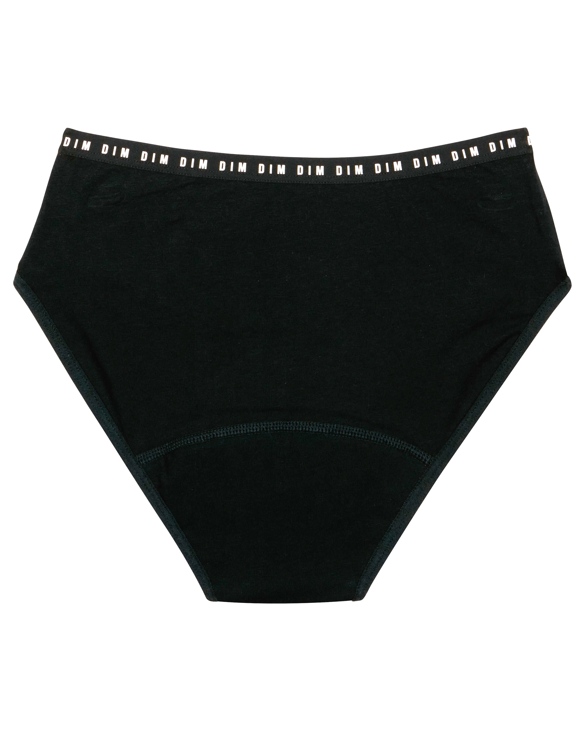 Cueca Menstrual para Adolescente Lavável Fluxo Abundante de Algodão My Protect Preto-4