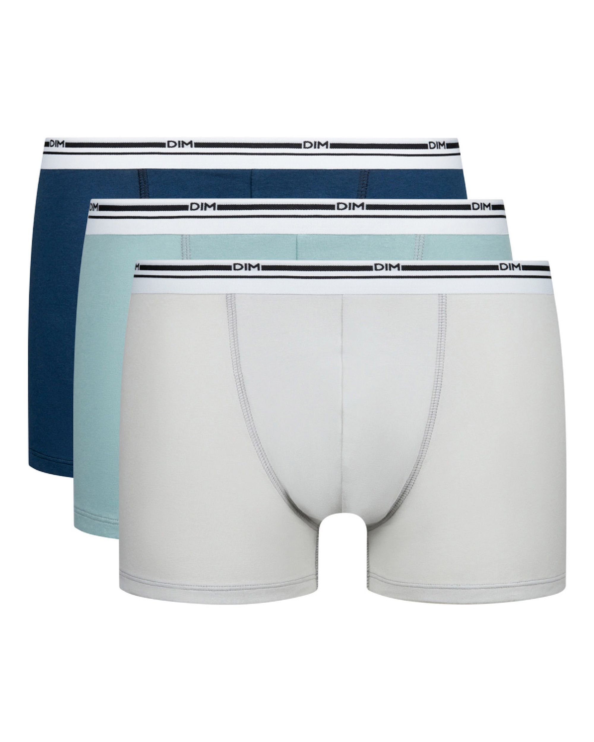 Pack de Três Boxers de Algodão Elástico Básico em Várias Cores para Máxima Comodidade Multicolor-2