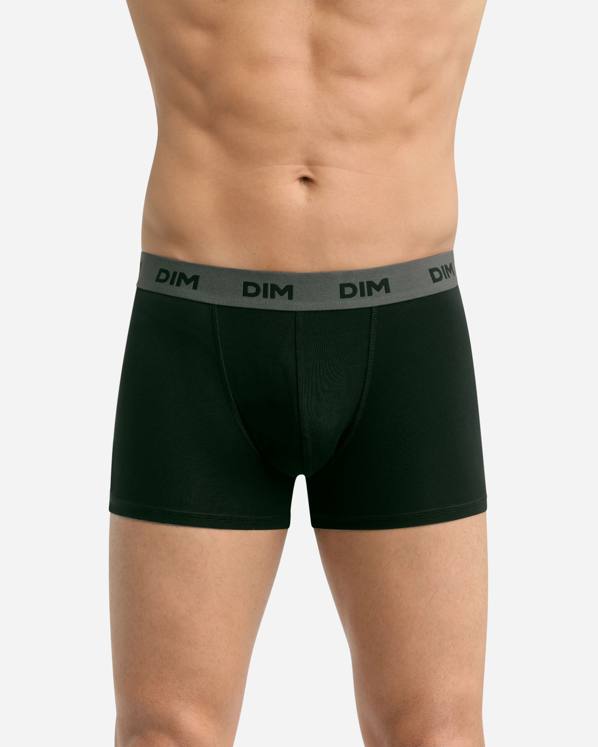Pack de Três Boxers de Algodão Elástico com Cintura Estampada Preto-4