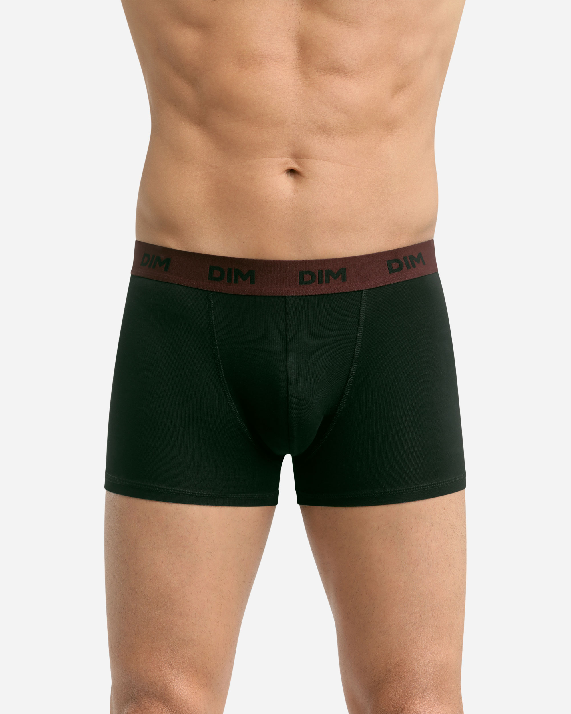Pack de Três Boxers de Algodão Elástico com Cintura Estampada Preto-4