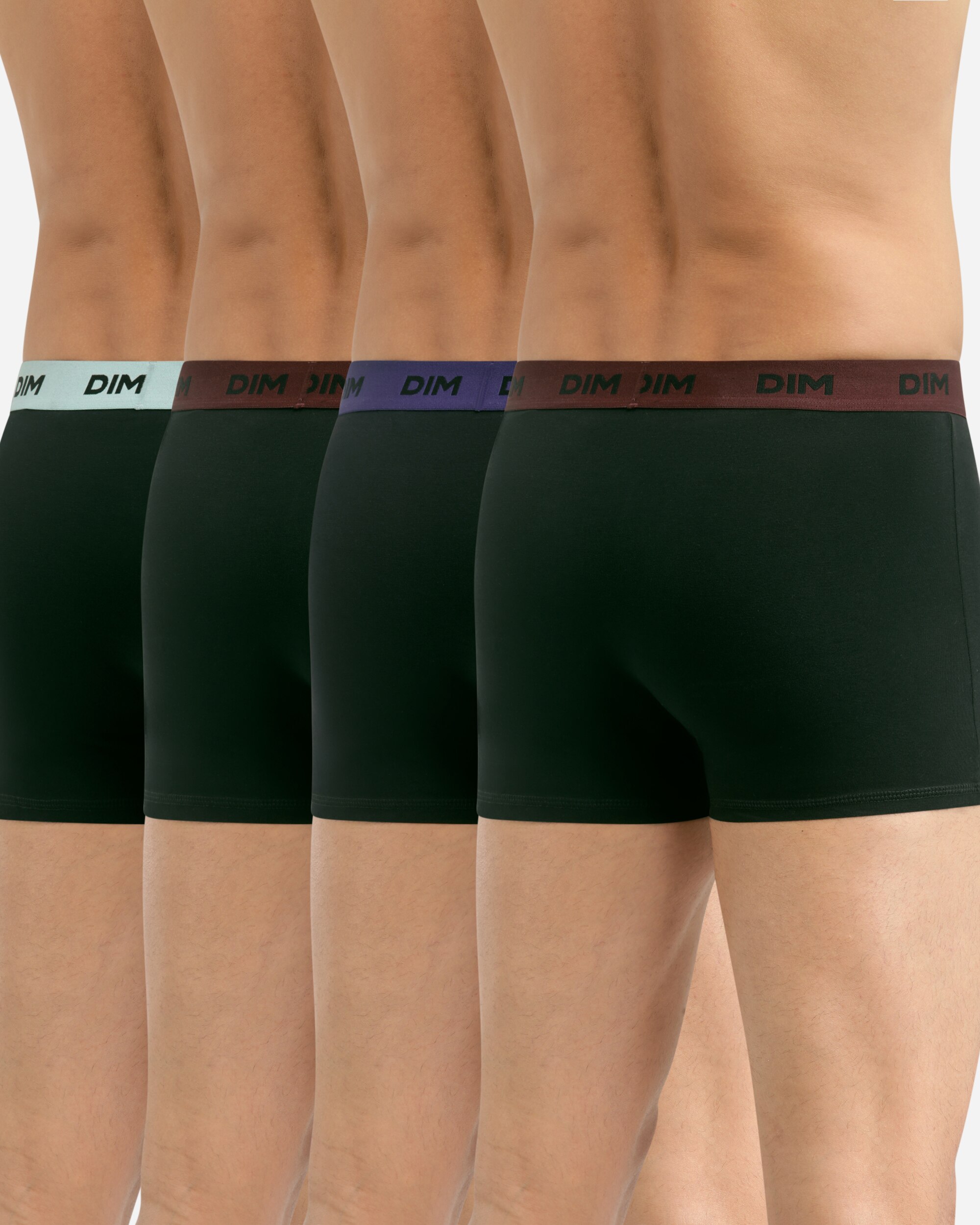 Pack de Quatro Boxers de Algodão Elástico com Cintura Estampada Multicolor-2