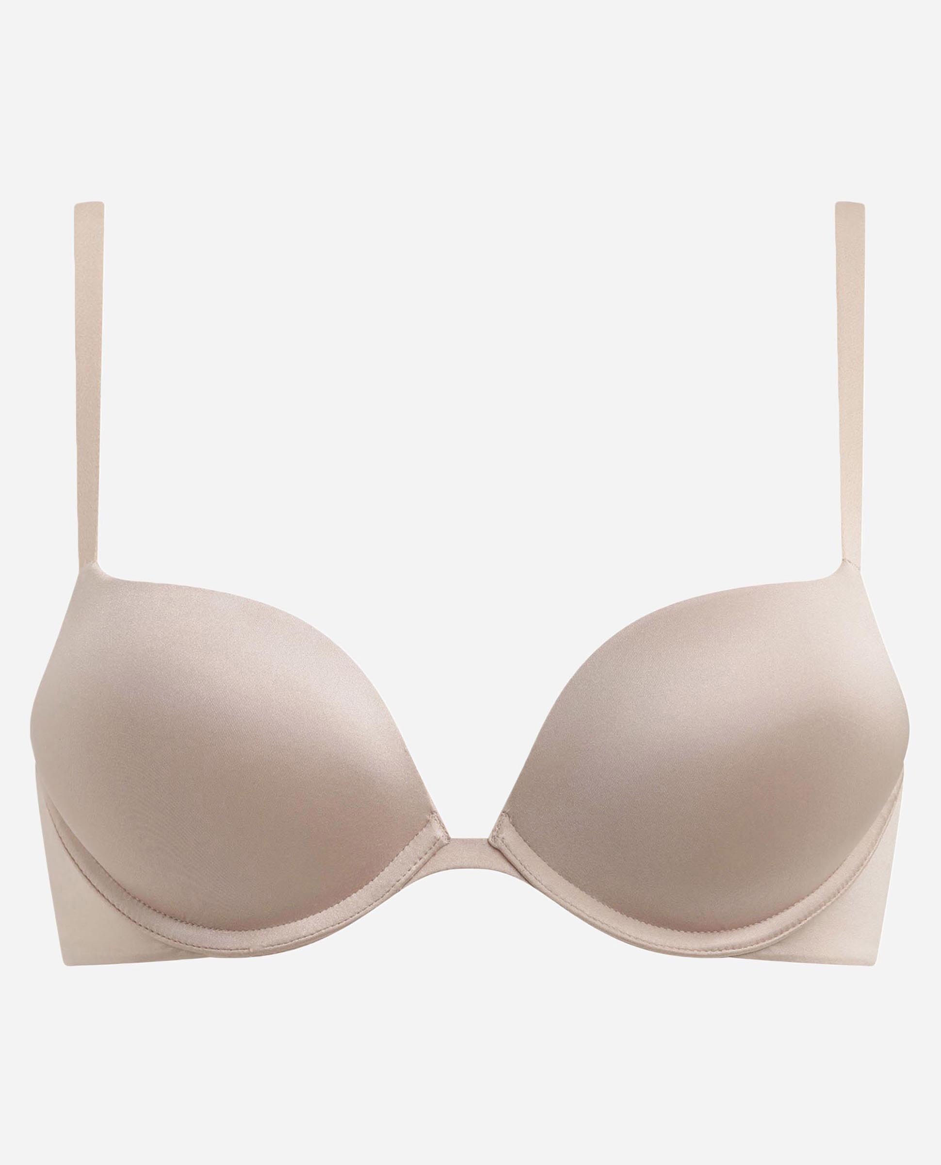 Soutien com Aros Push Up de Microfibra Natural-5