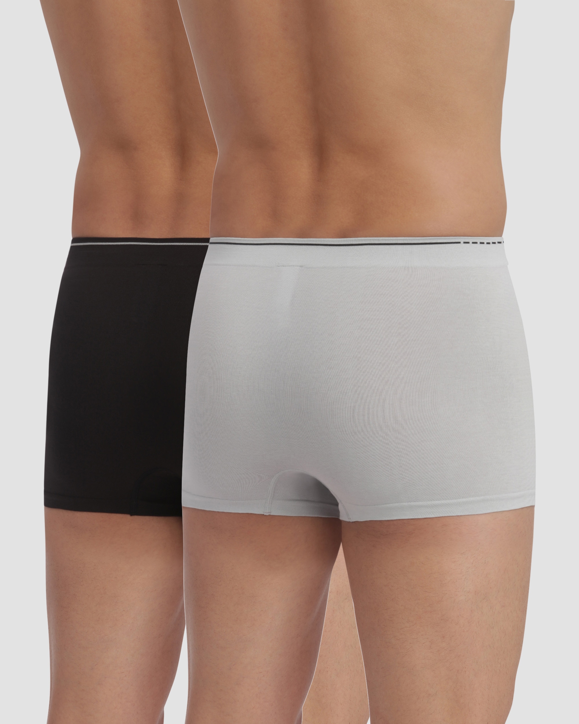 Pack de Dois Boxers de Malha sem Costuras em Azul Multicolor-3