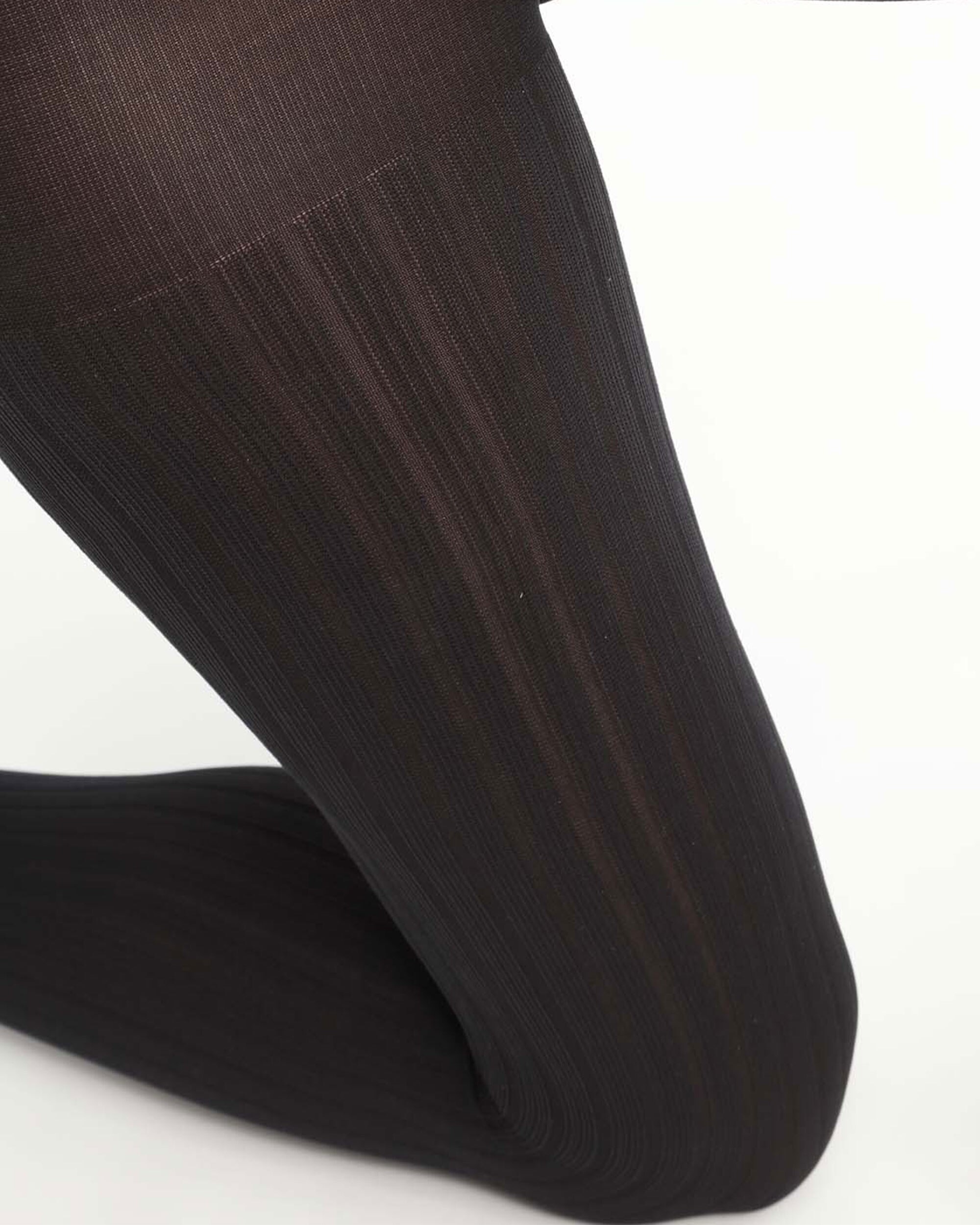 Collants Semiopacos de Canelado 52d Preto-3