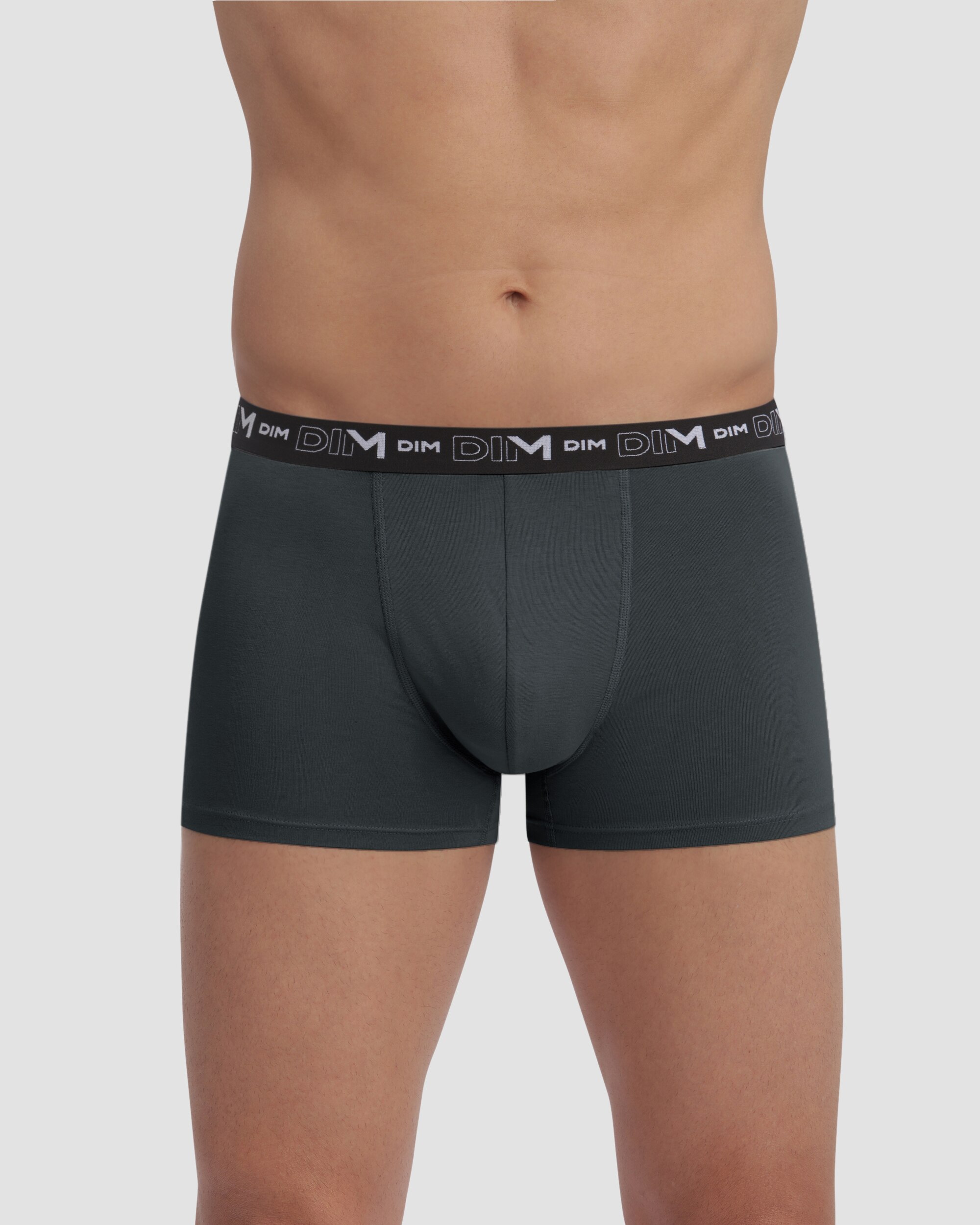Pack de 3 Boxers de Algodão Elástico de Estilo Básico Multicolor-3