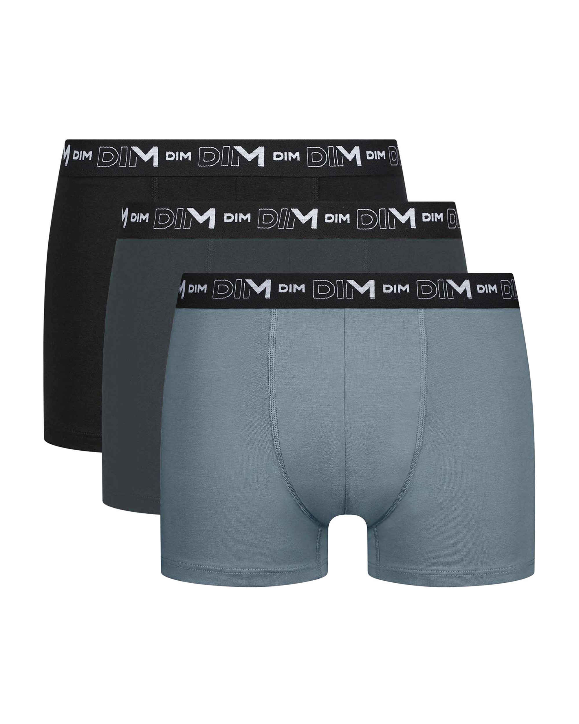 Pack de 3 Boxers de Algodão Elástico de Estilo Básico Multicolor-4