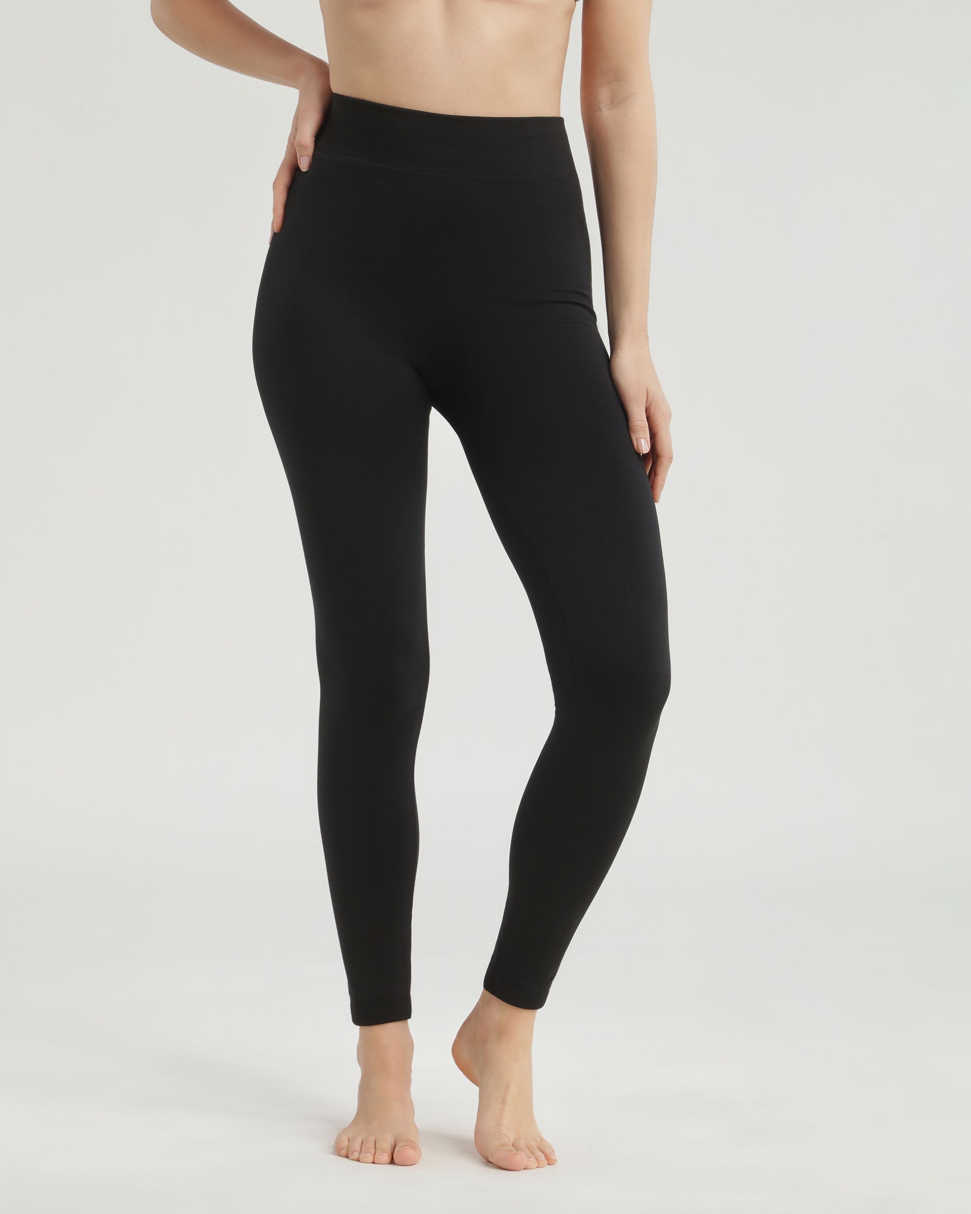 Imagem 0 de Leggings Suaves e Quentes com Cintura Extra Larga