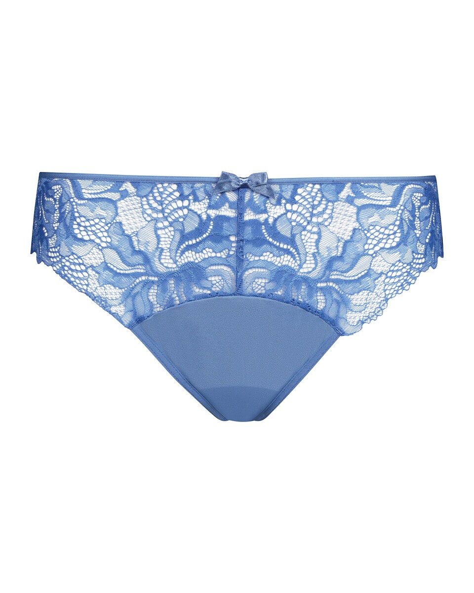 Cueca com Renda Generous Essentiel Azul-4