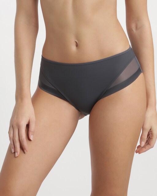 Imagem 0 de Cueca Clássica de Suave Microfibra com Detalhes em Malha