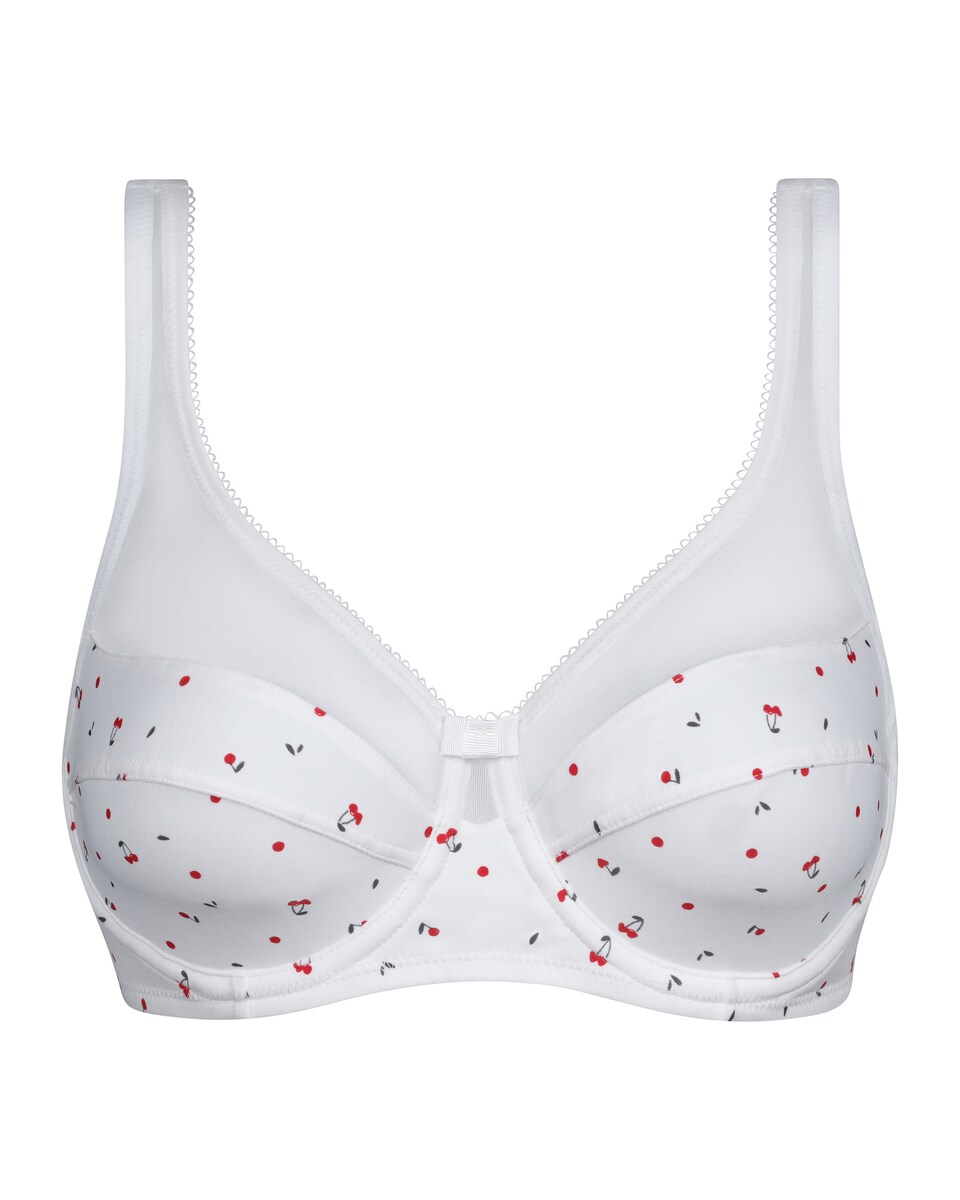 Soutien com Aro de Grande Capacidade Generous com Tule Branco-5