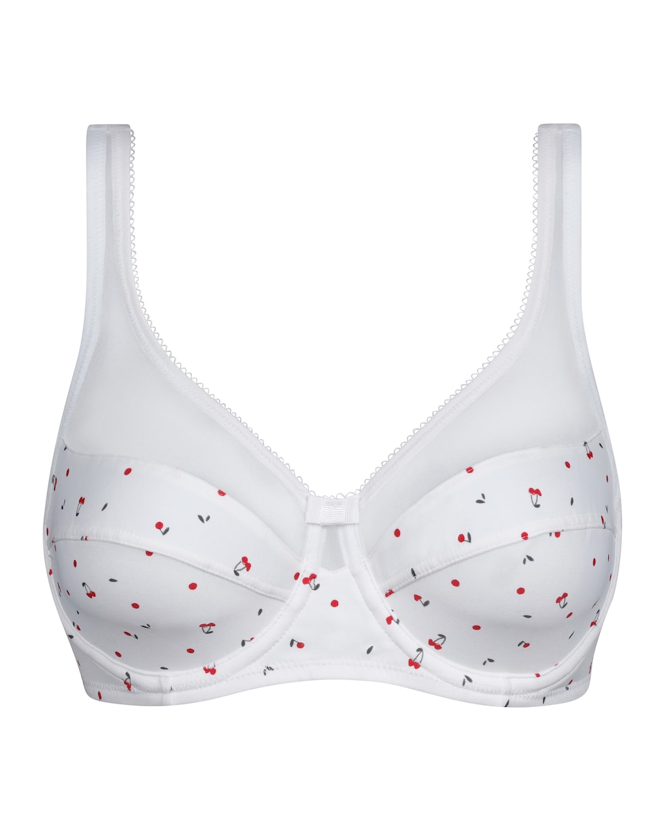 Soutien com Aro de Grande Capacidade Generous com Tule Branco-5