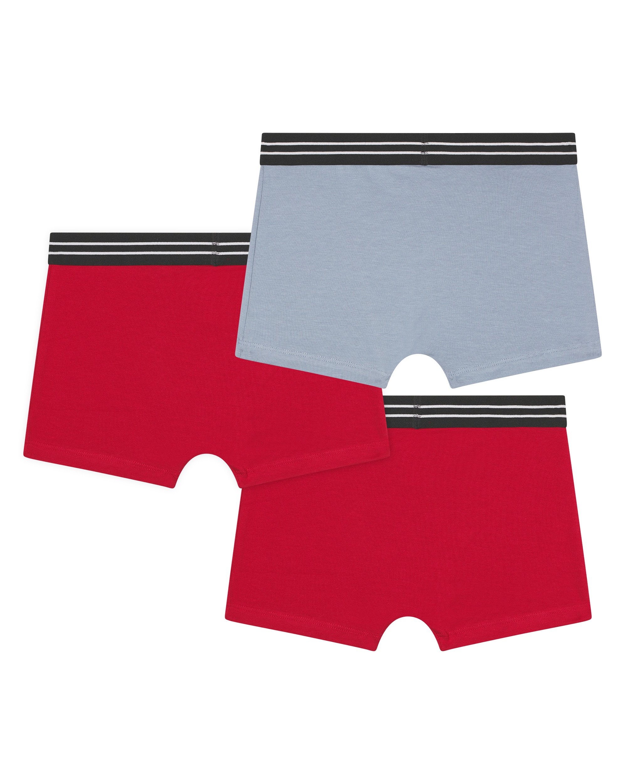 Boxers Infantil Liso com Cintura em Contraste Dim Multicolor-2