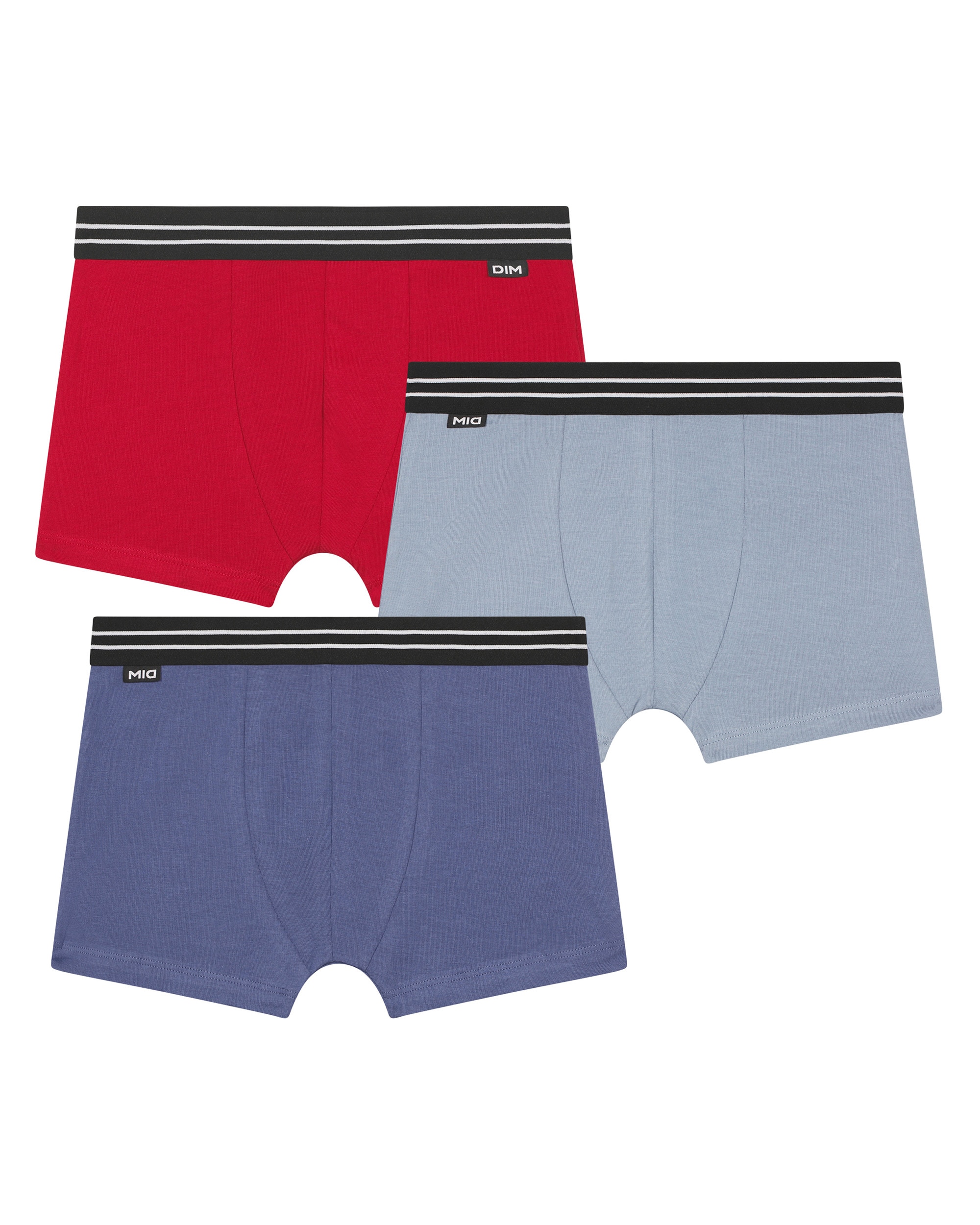 Imagem 0 de Boxers Lisos com Cintura em Contraste Infantil