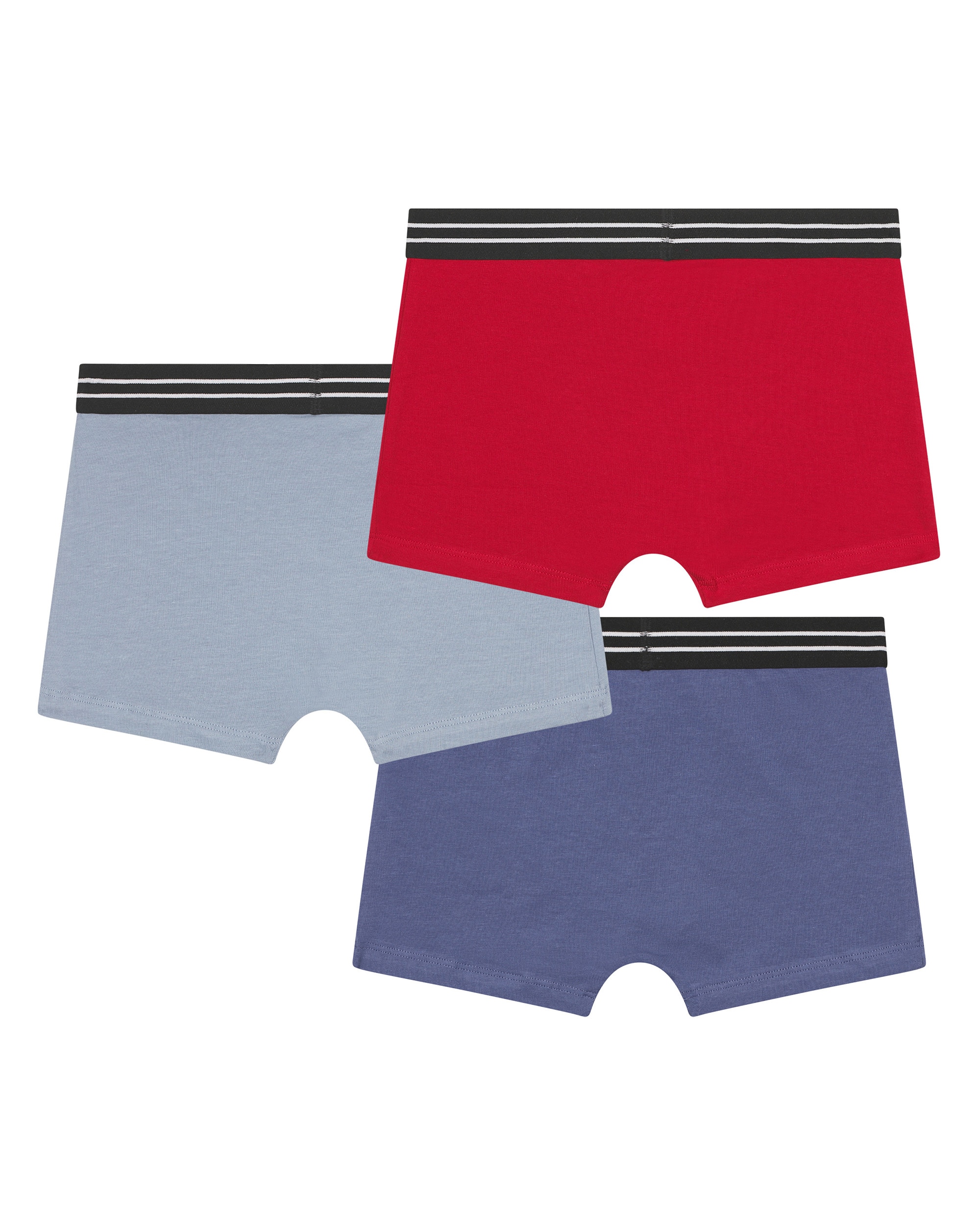 Boxers Lisos com Cintura em Contraste Infantil Dim Multicolor-2