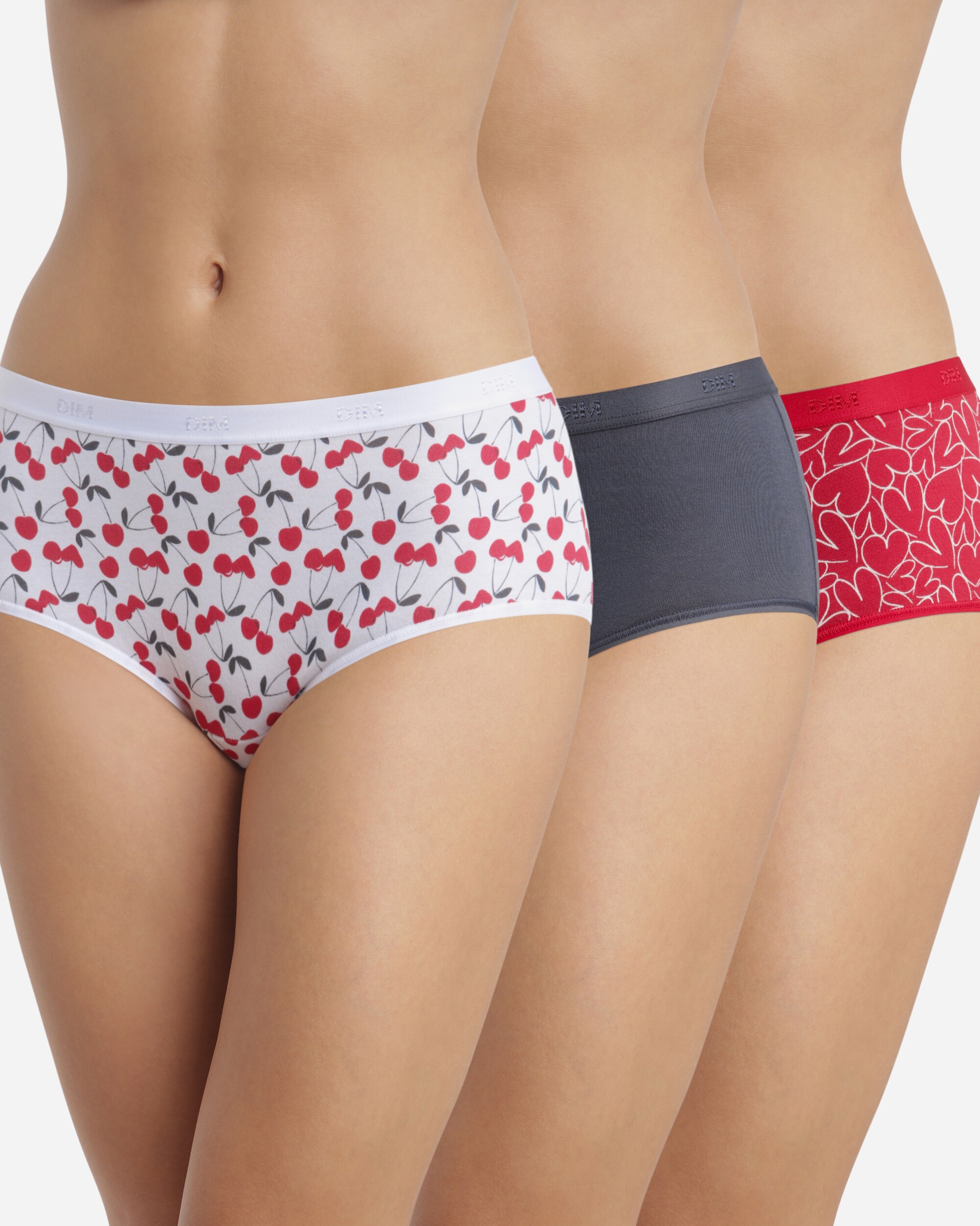Pack de 3 Cuecas de Algodão Elástico Estampadas Multicolor-2