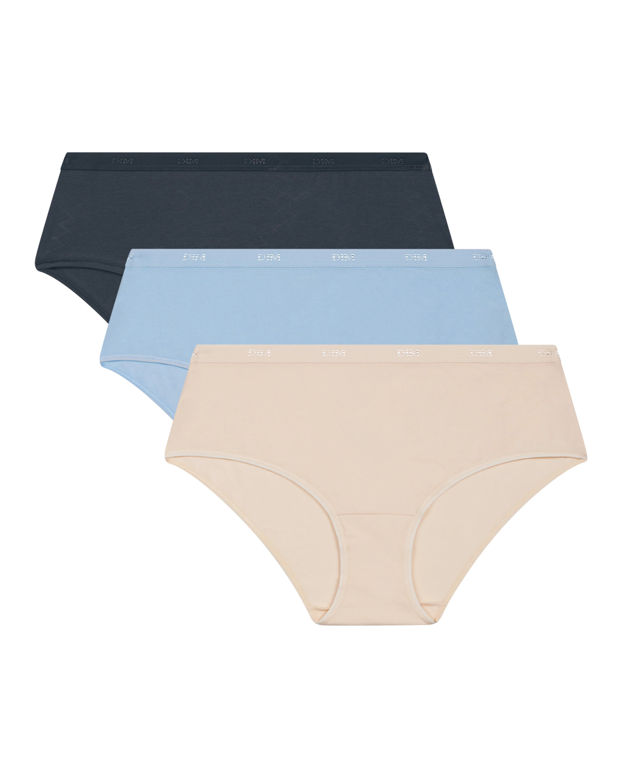 Pack de 3 Cuecas de Algodão Elástico em Várias Cores Multicolor-4