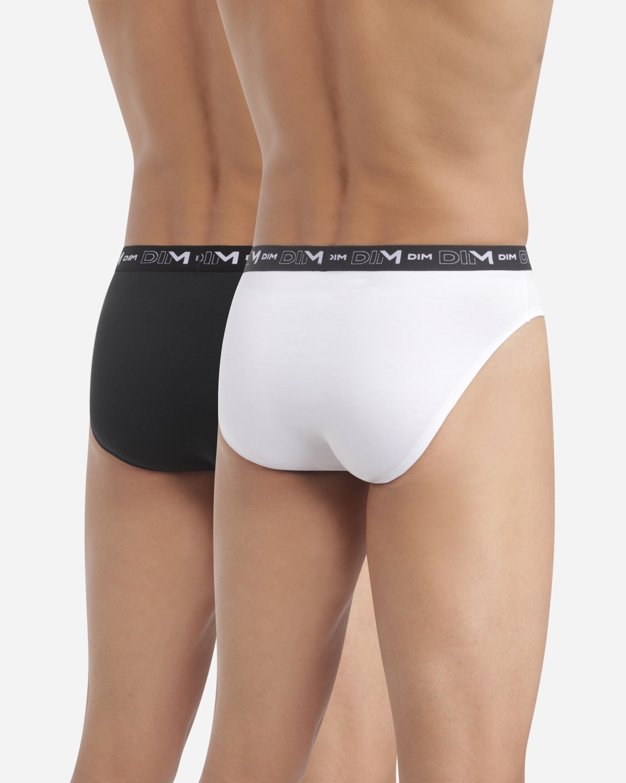Pack de Dois Slips de Algodão Elástico Estilo Básico em Várias Cores Multicolor-2