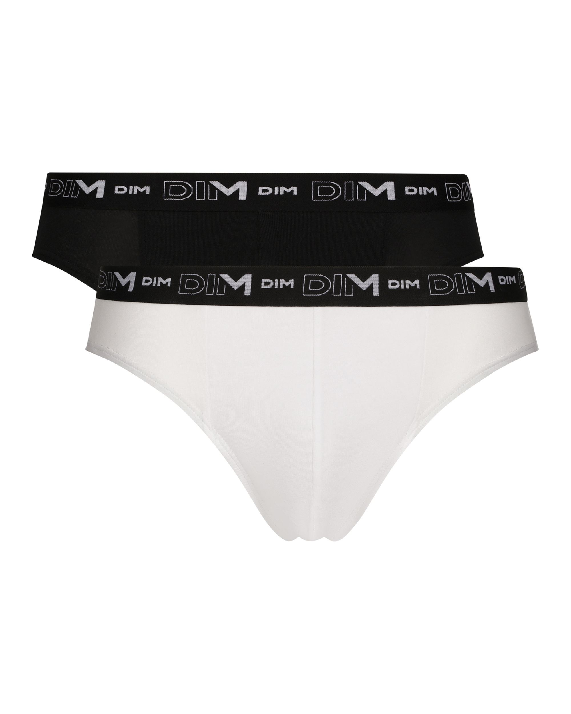 Pack de Dois Slips de Algodão Elástico Estilo Básico em Várias Cores Multicolor-3