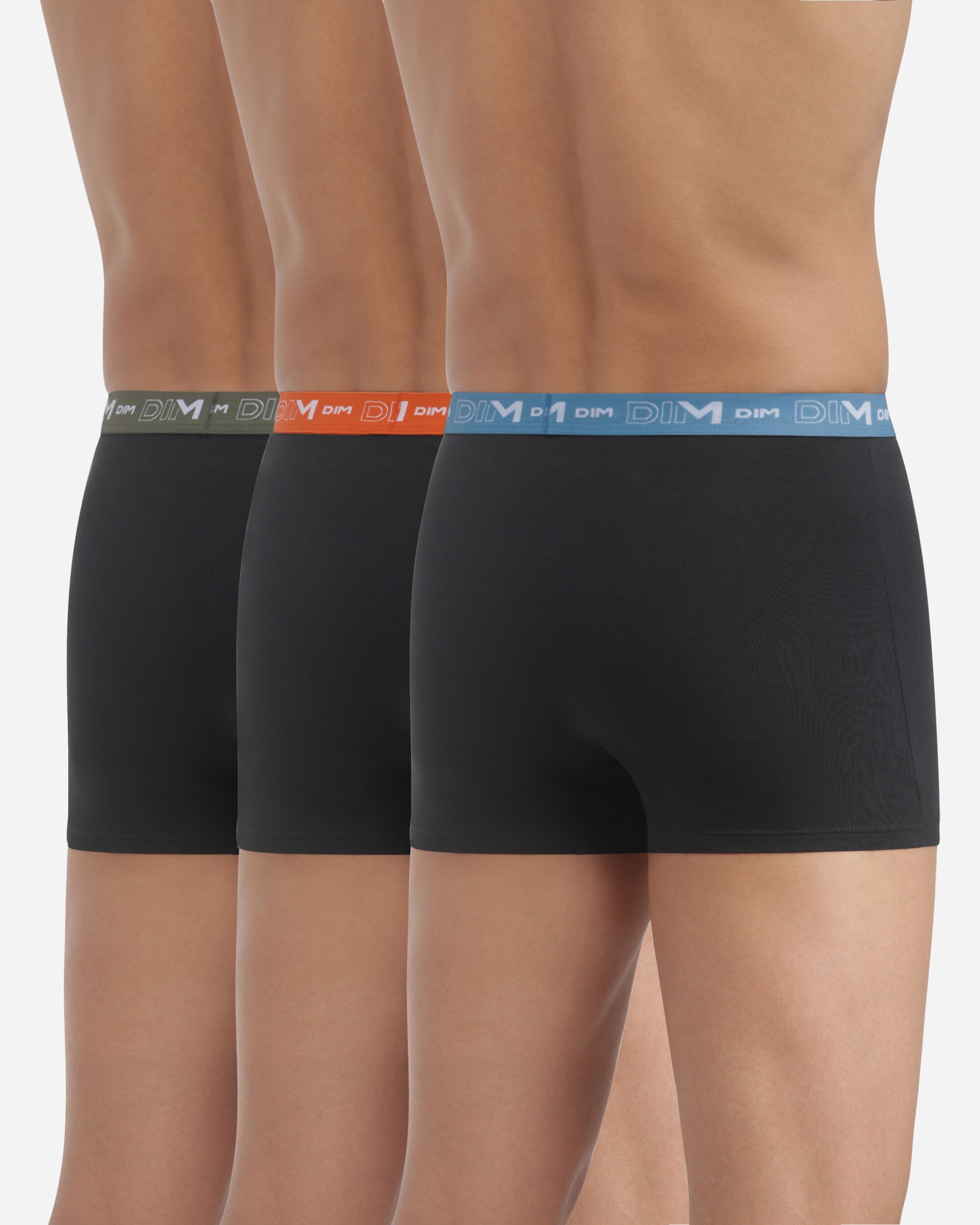 Pack de Três Boxers de Algodão Elástico Multicolor-2