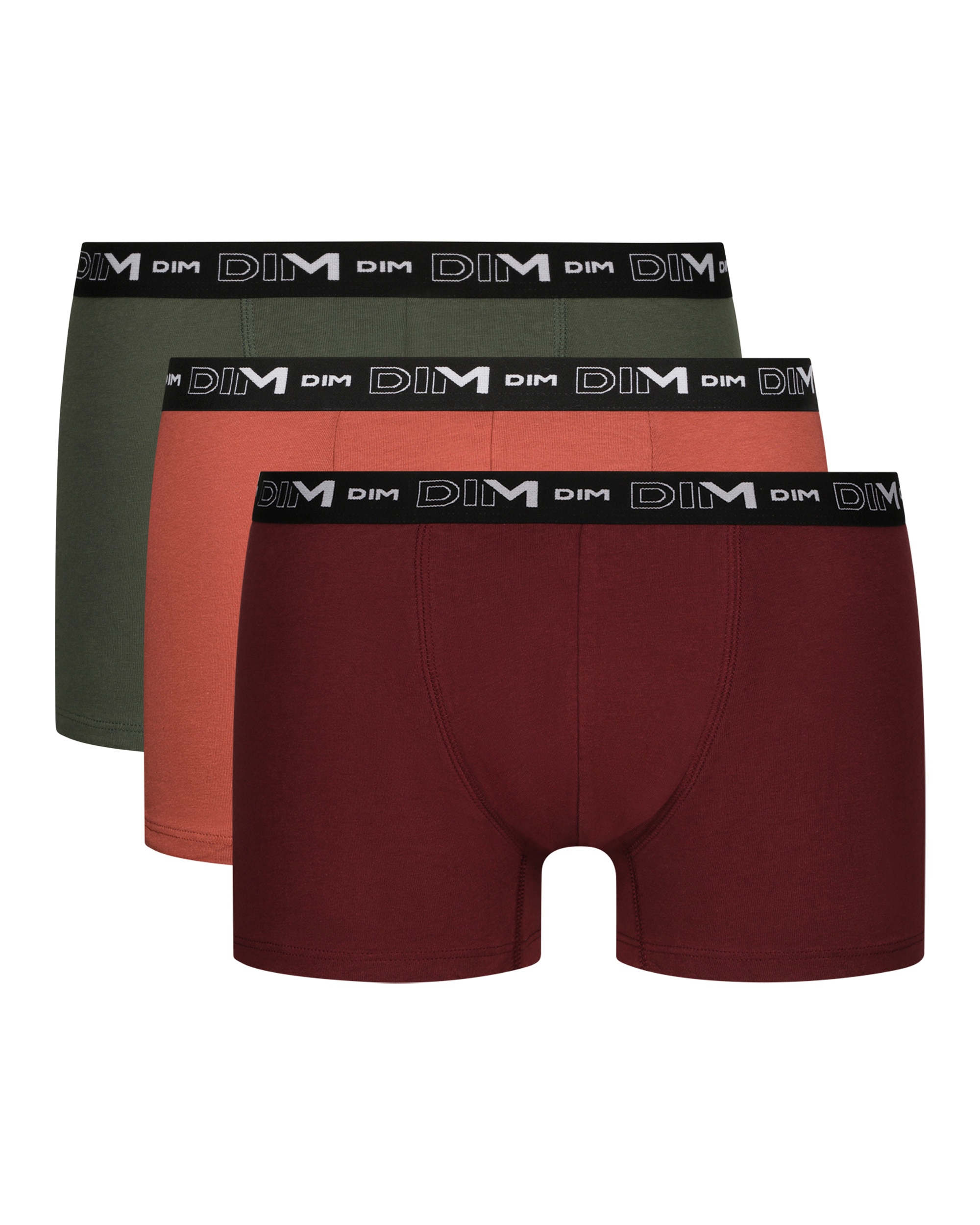 Pack de Três Boxers de Malha em Preto Multicolor-4