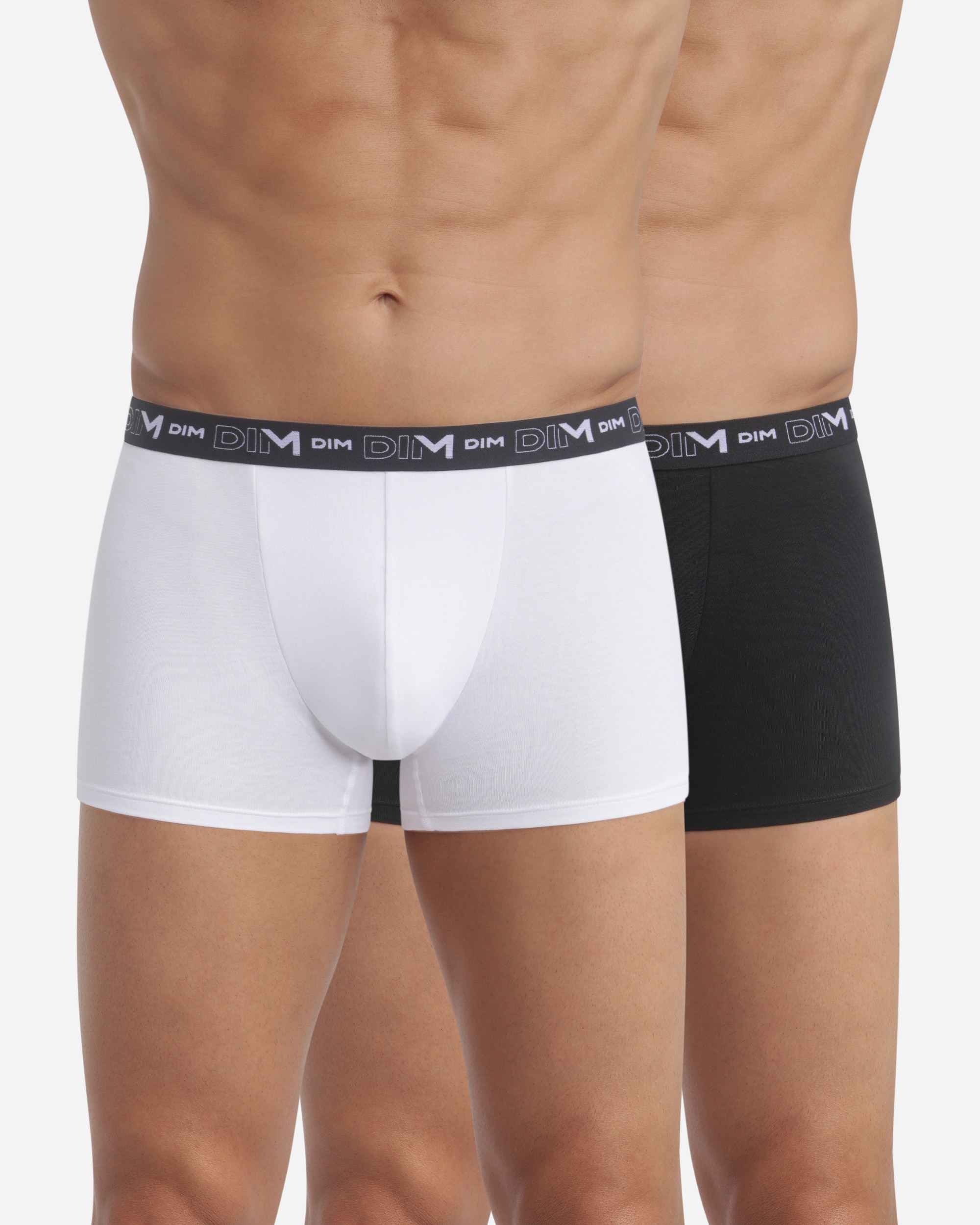 Pack de Dois Boxers de Malha em Algodão Elástico Estilo Básico em Várias Cores Multicolor-1