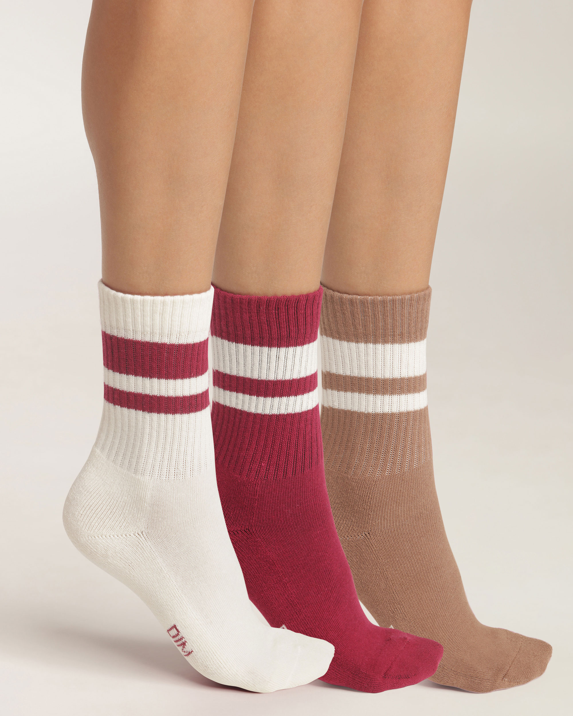 Pack de 3 Pares de Meias Desportivas Multicolor-1