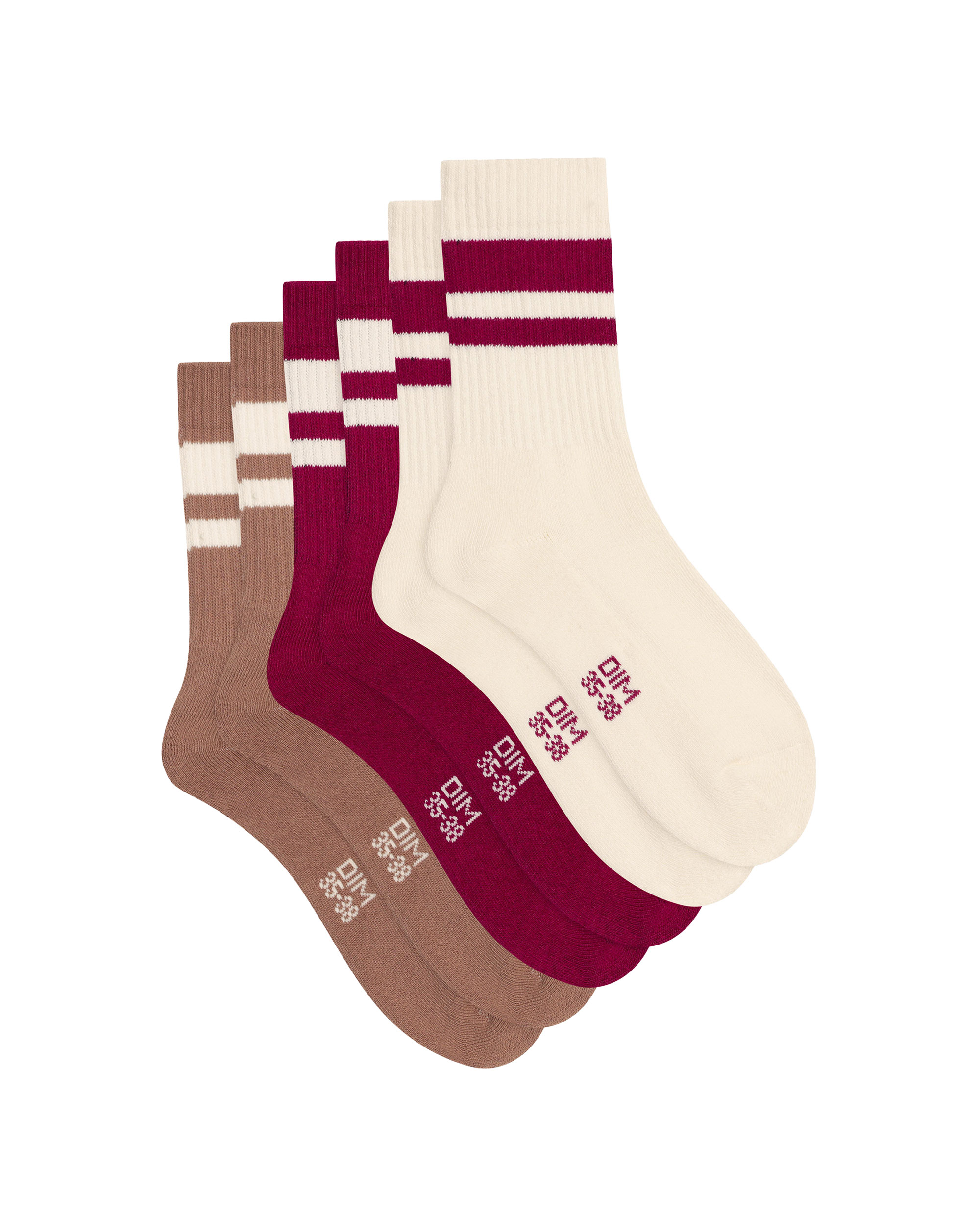 Pack de 3 Pares de Meias Desportivas Multicolor-3