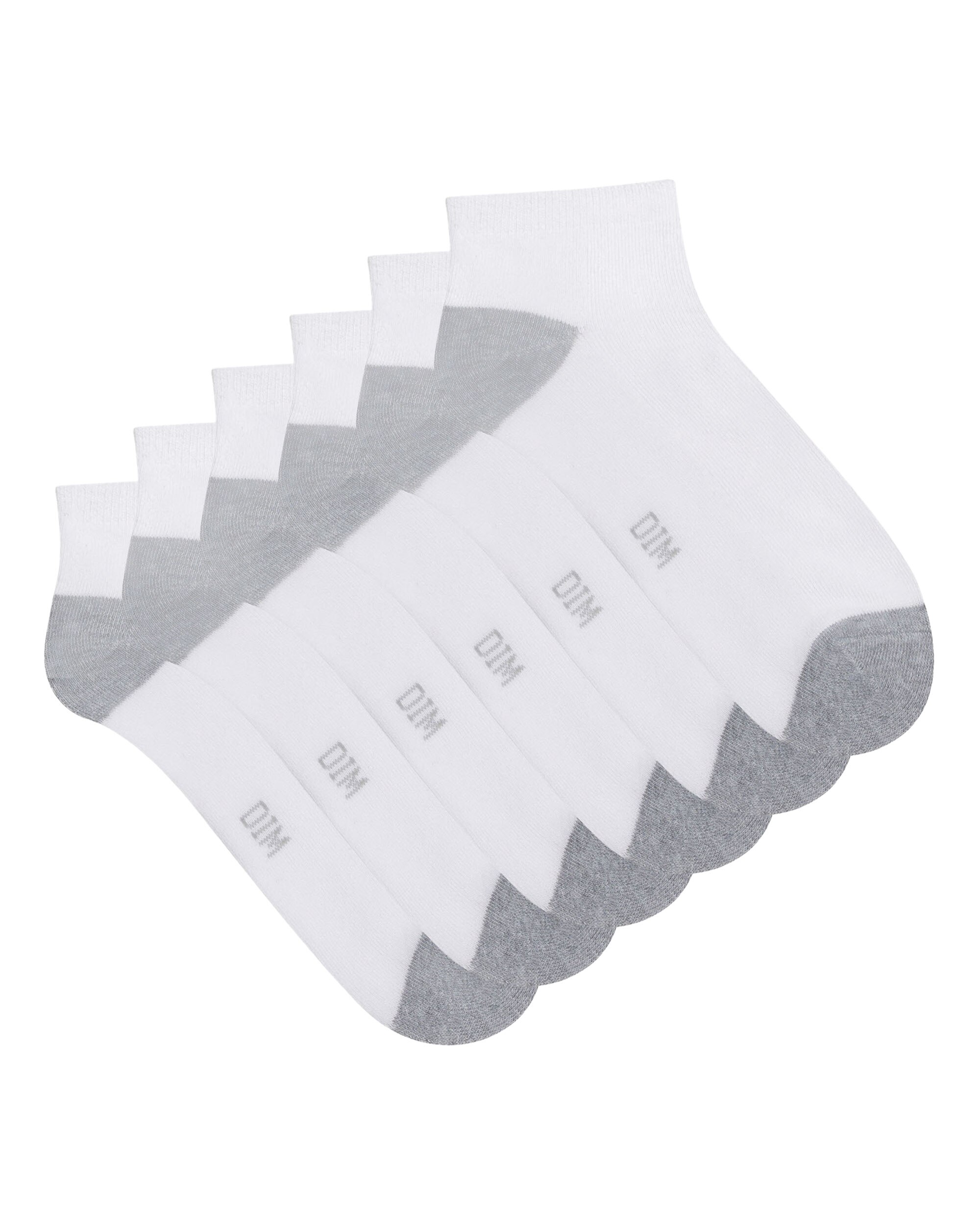 Pack de 3 Meias Desportivas Curtas Branco-3