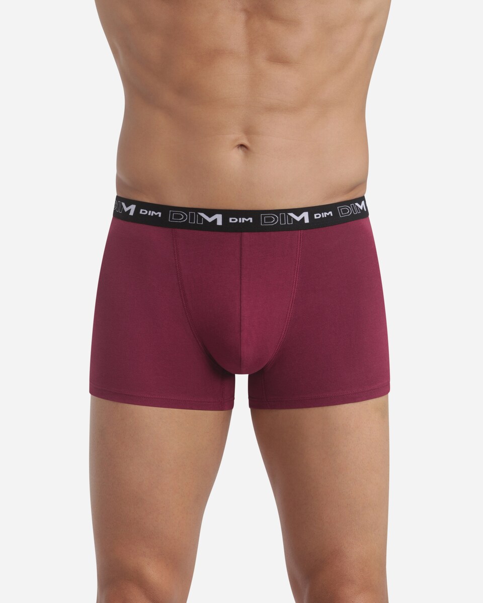 Pack de 3 Boxers de Algodão Elástico de Estilo Básico Multicolor-3