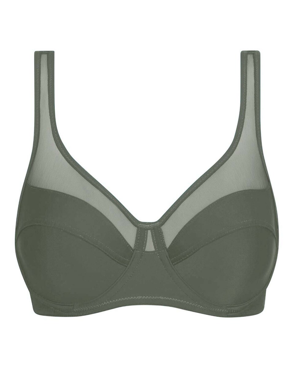 Soutien com Aro de Grande Capacidade Generous com Tule Verde-5