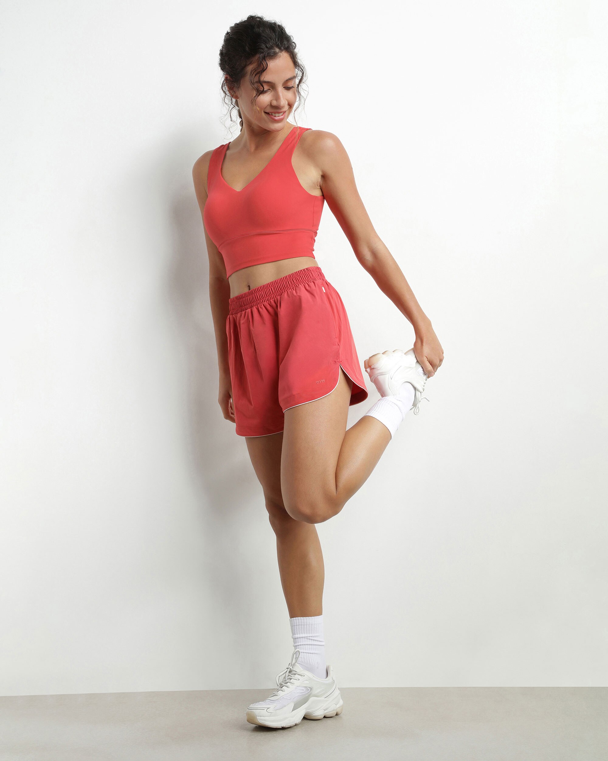 Soutien Crop Top Vermelho-3