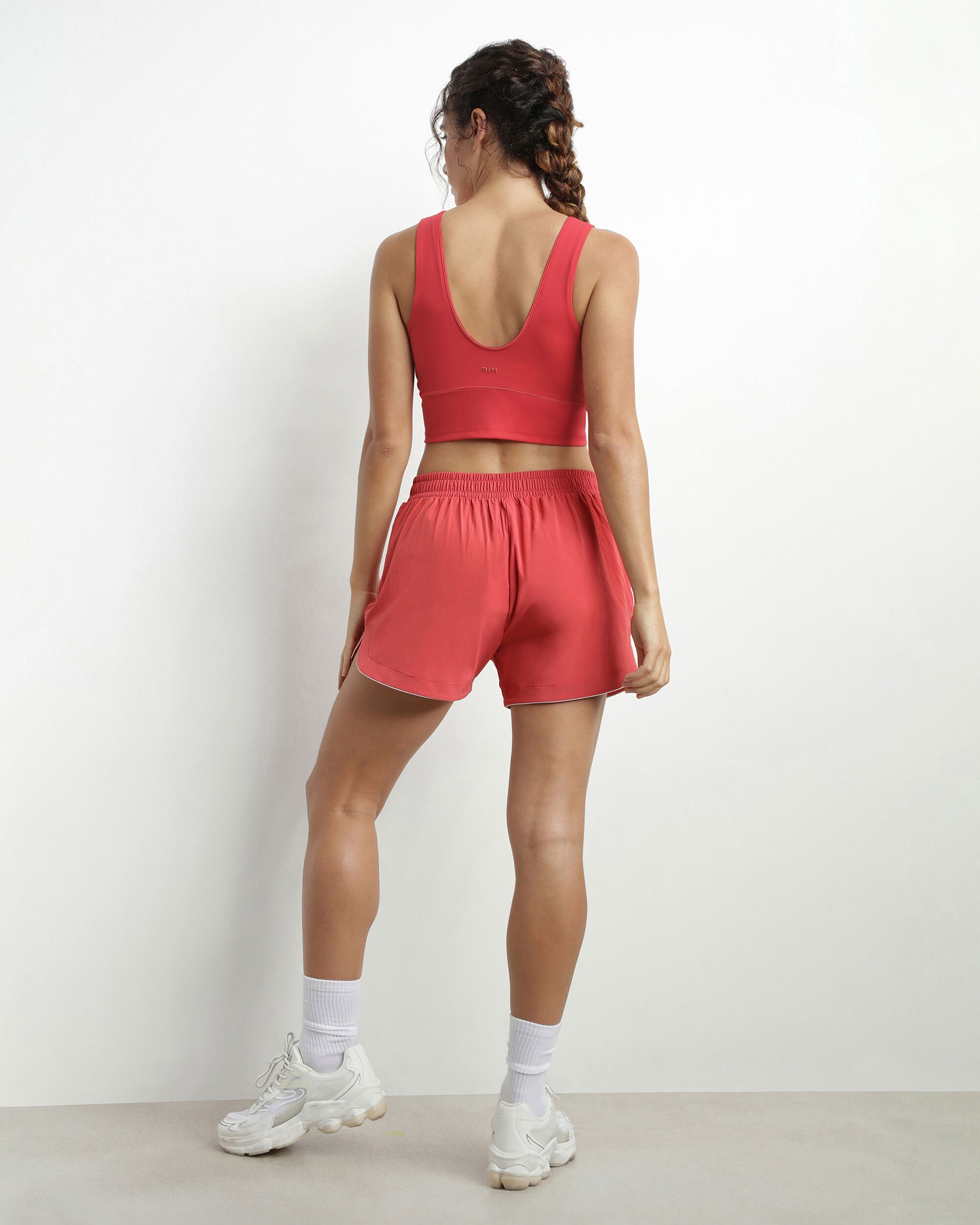 Soutien Crop Top Vermelho-4