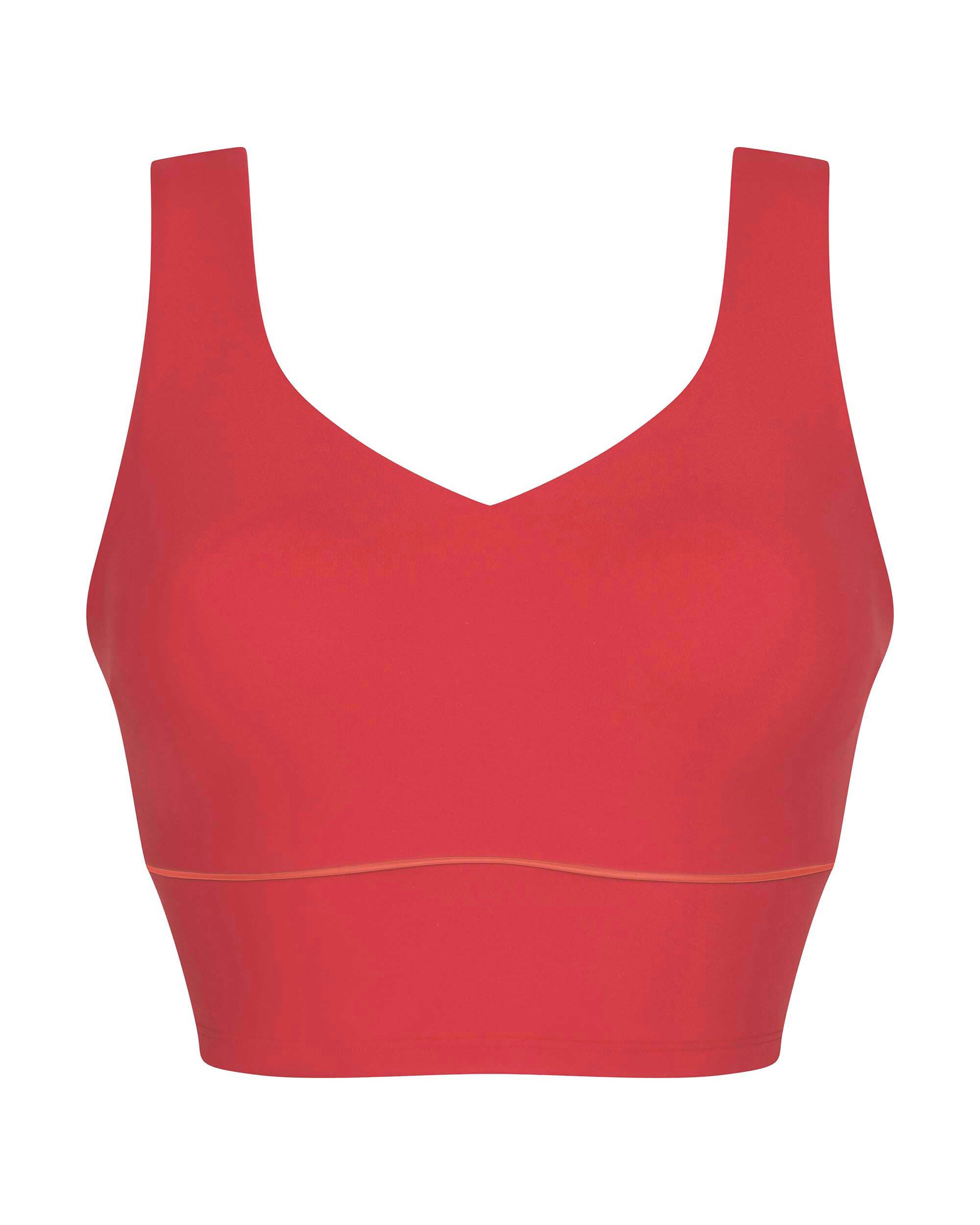 Soutien Crop Top Vermelho-5