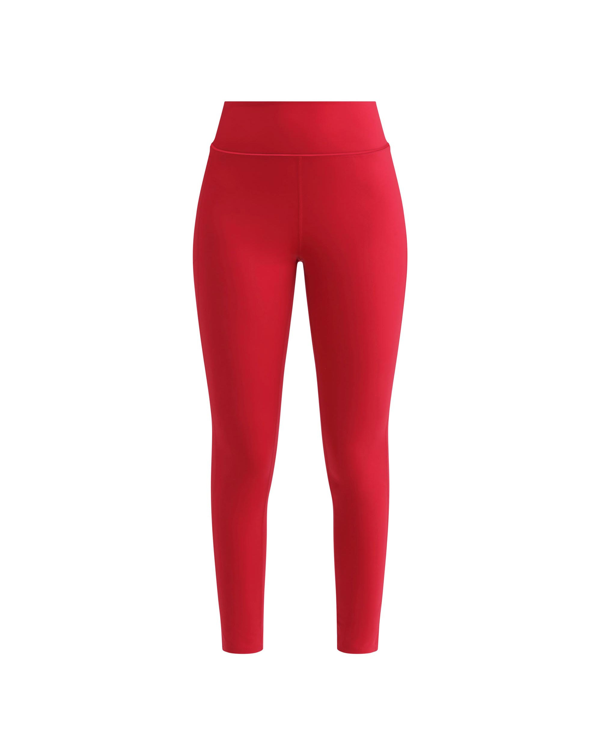 Leggings Desportivas Modeladoras Vermelho-5