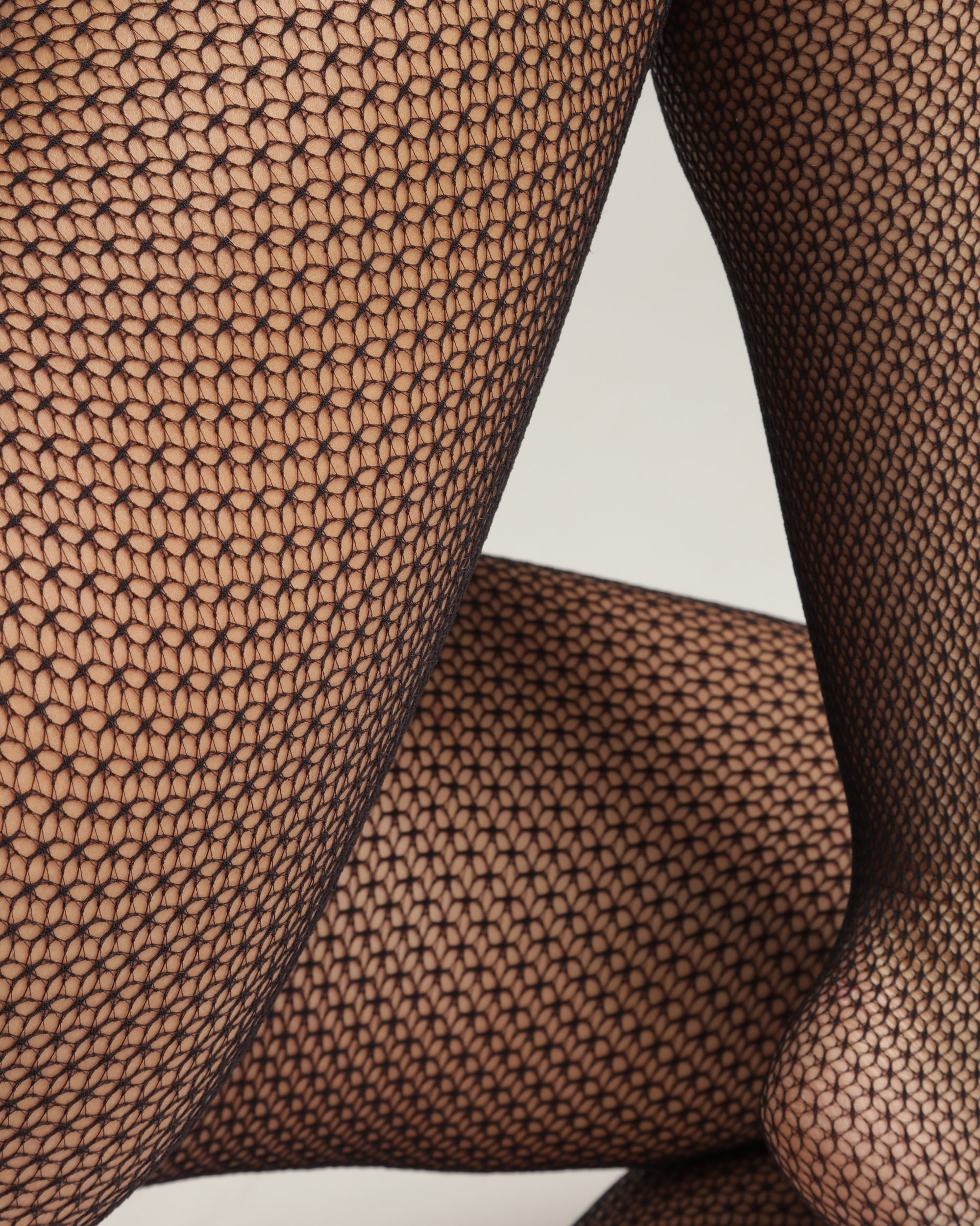 Collants com Renda Geométrica 36d Preto-3