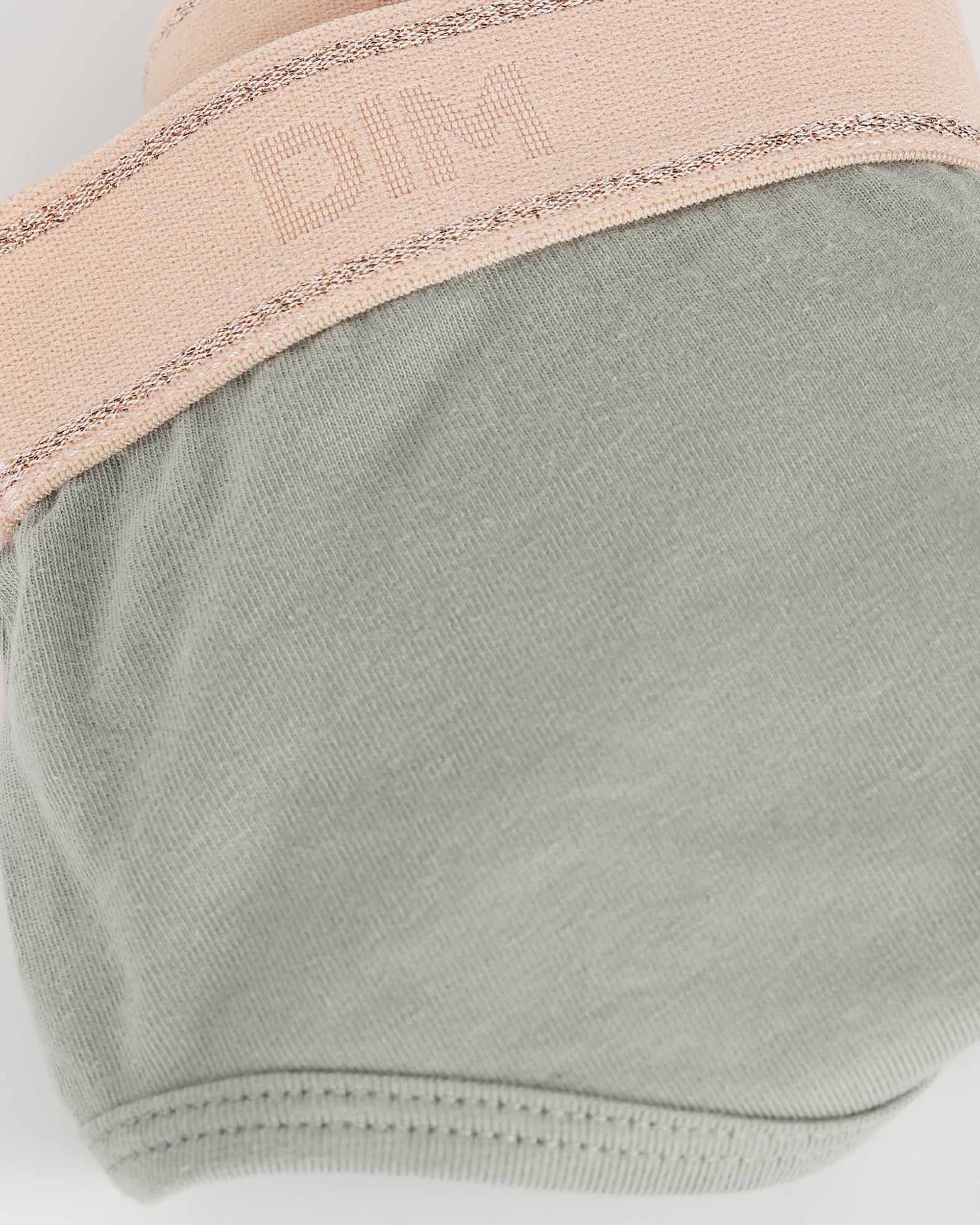 Cueca Infantil Dim Sport de Algodão Elástico com Cós Verde-3