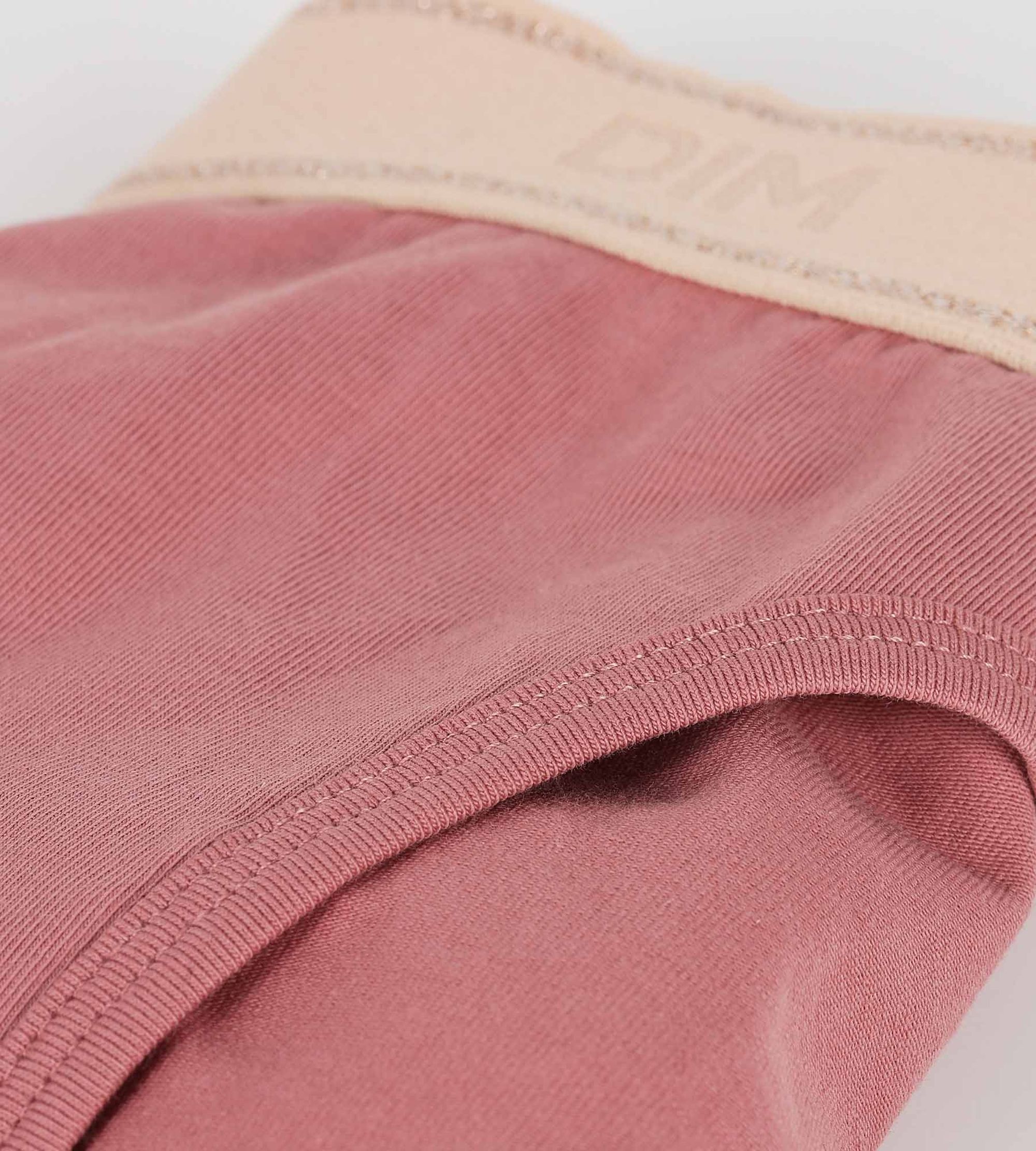 Cueca Infantil Dim Sport de Algodão Elástico com Cós Rosa-3