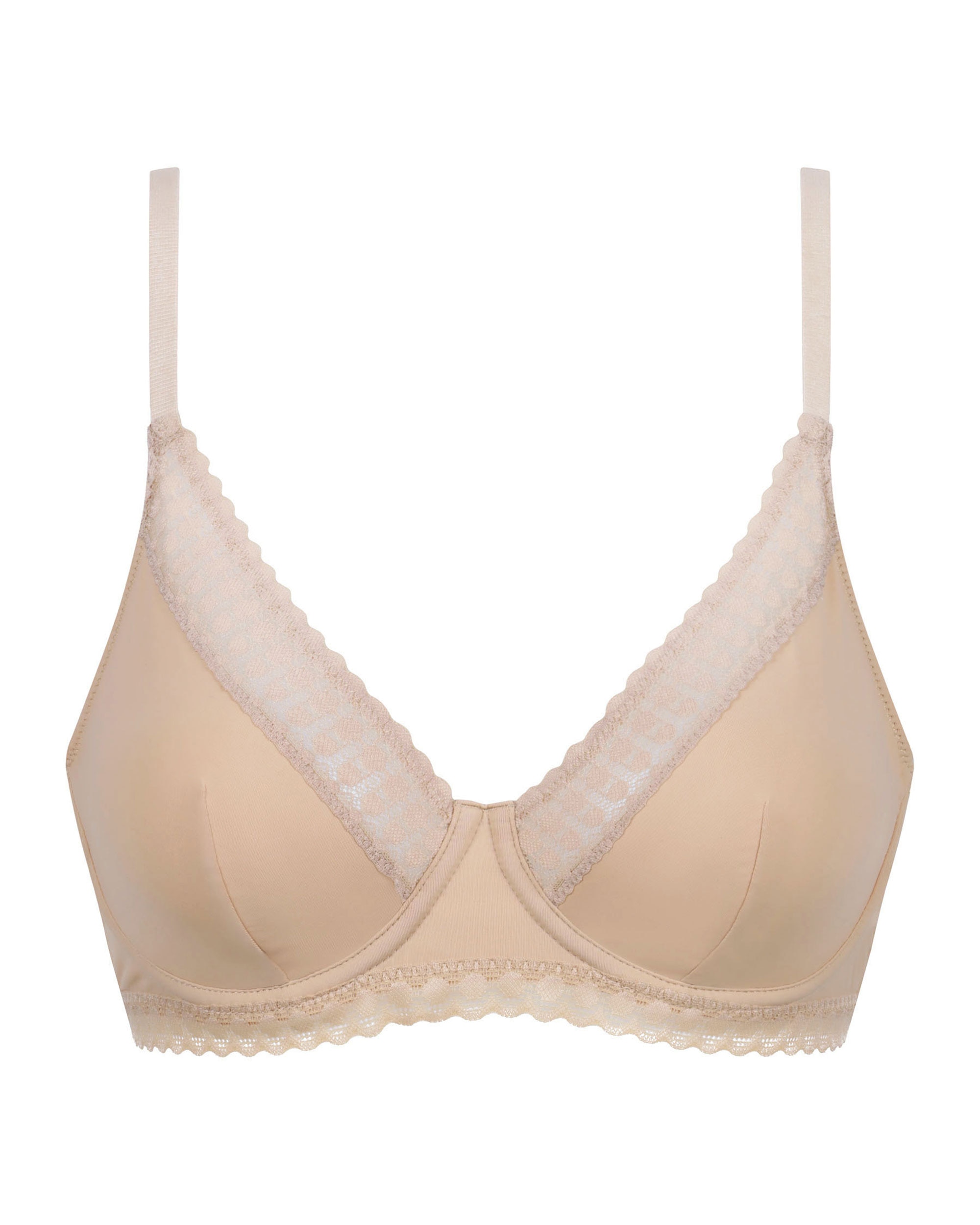 Soutien com Aros Foulard de Microfibra Natural-5